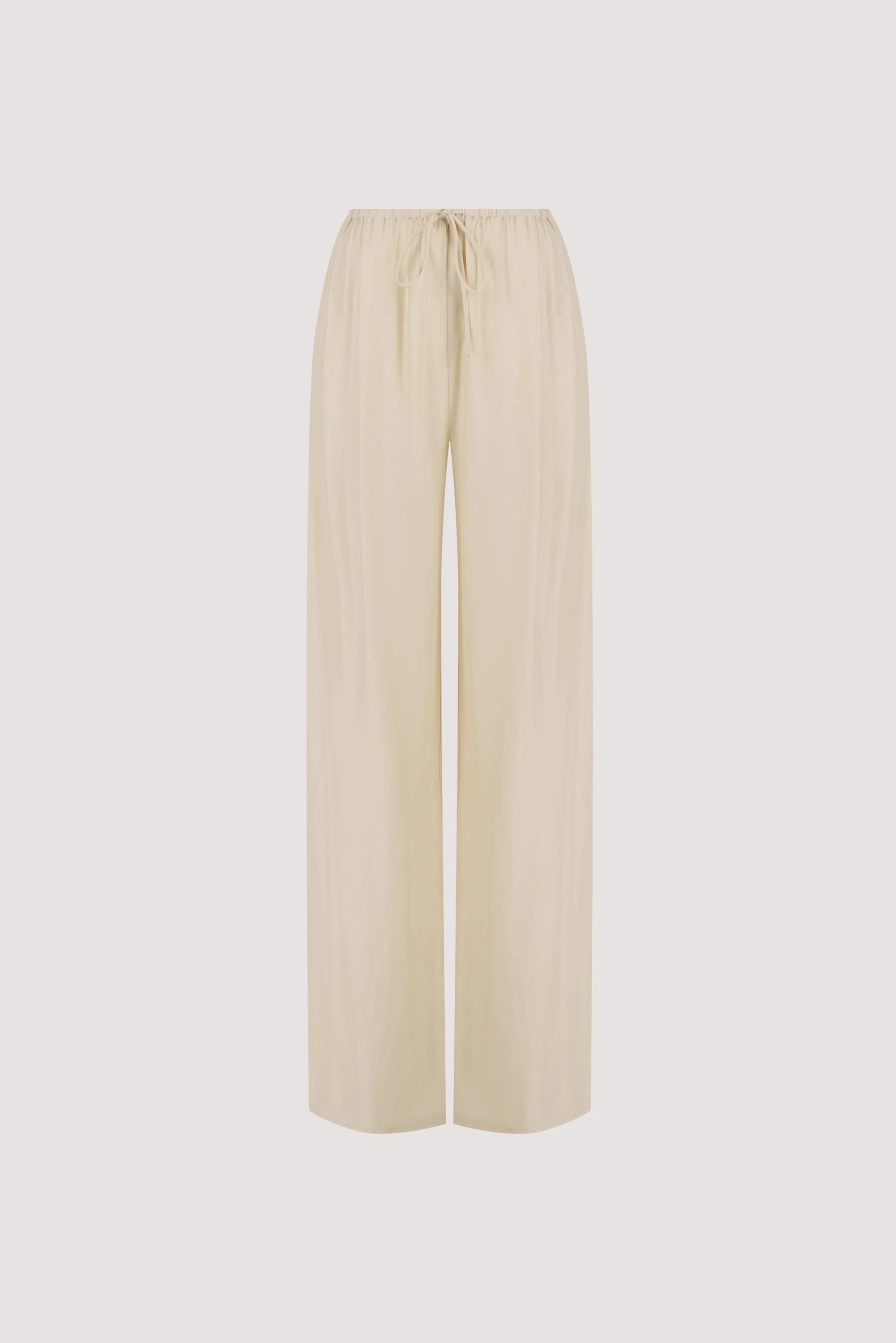 ADDIE STRAW CUPRO DRAWSTRING PANT - Image 8
