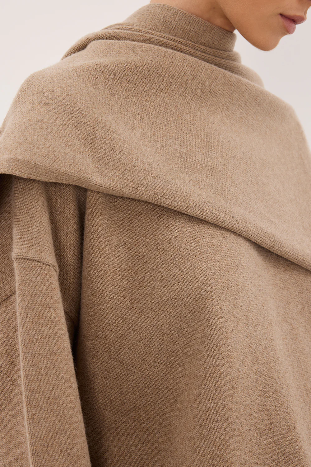 ANDIE OAT SCARF KNIT SWEATER - Image 6
