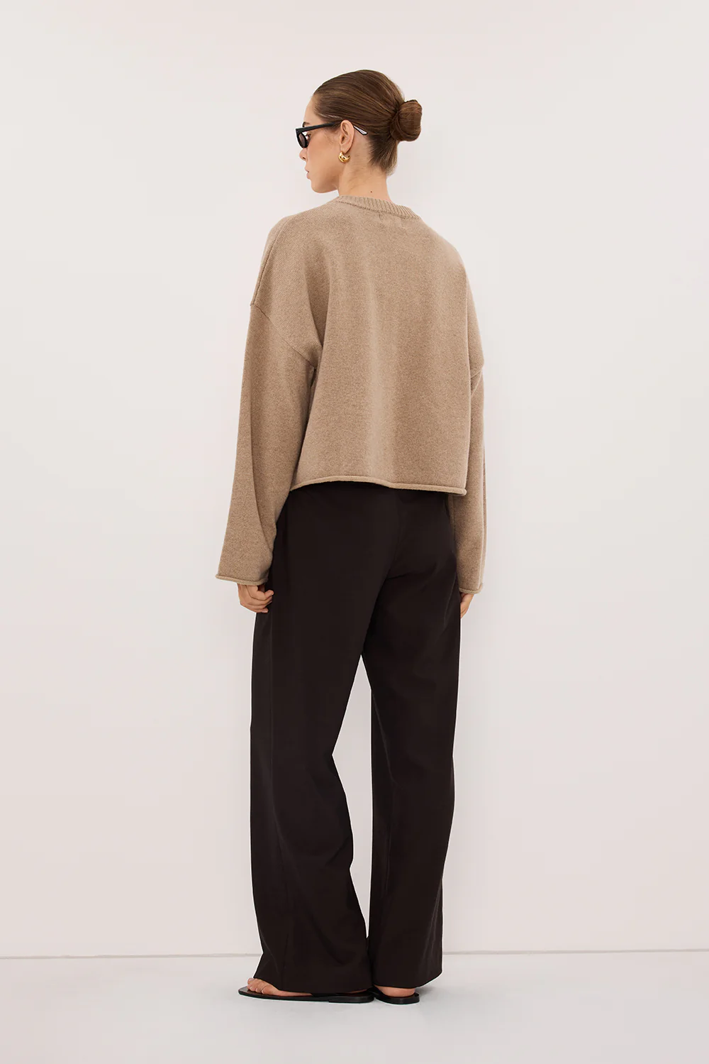 ANDIE OAT SCARF KNIT SWEATER - Image 8