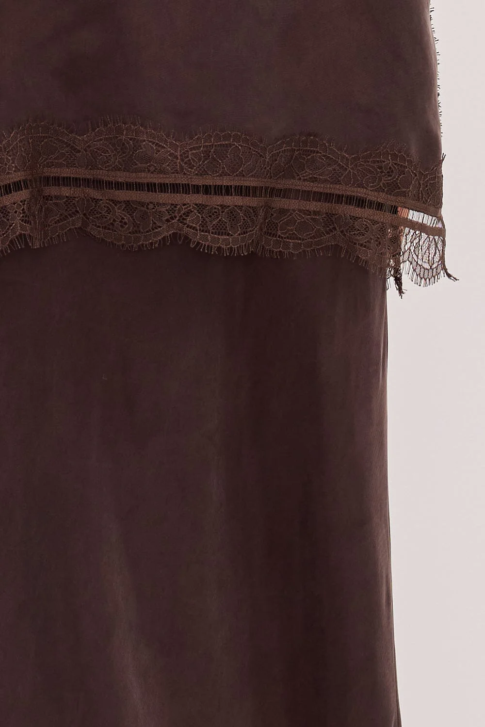 ANDREA PLUM CHOC CUPRO MIDI SKIRT - Image 5