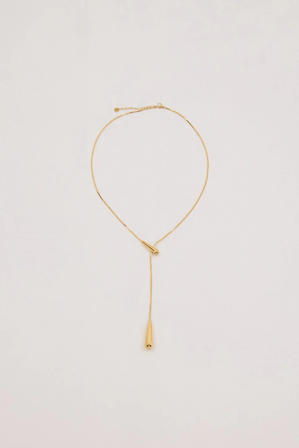 ANNA ROSSI GOLD DROP CHAIN NECKLACE