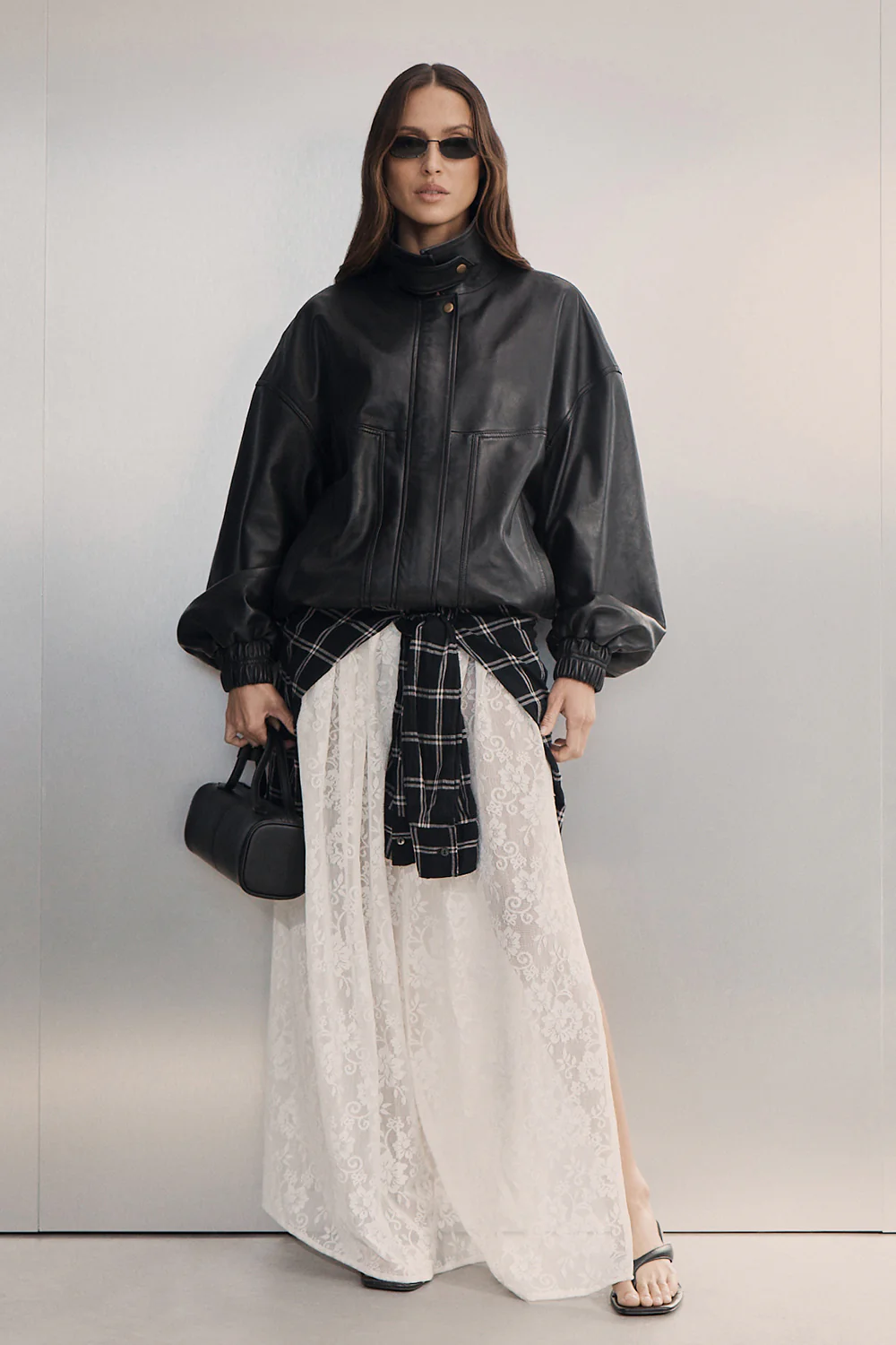ANYA WHITE LACE MAXI SKIRT - Image 9