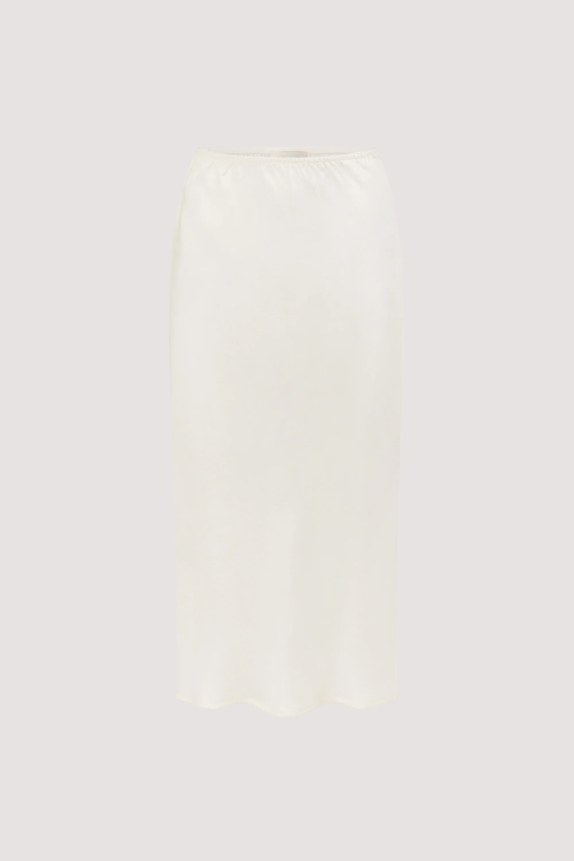 ARELIA WHITE CUPRO MIDI SKIRT - Image 7