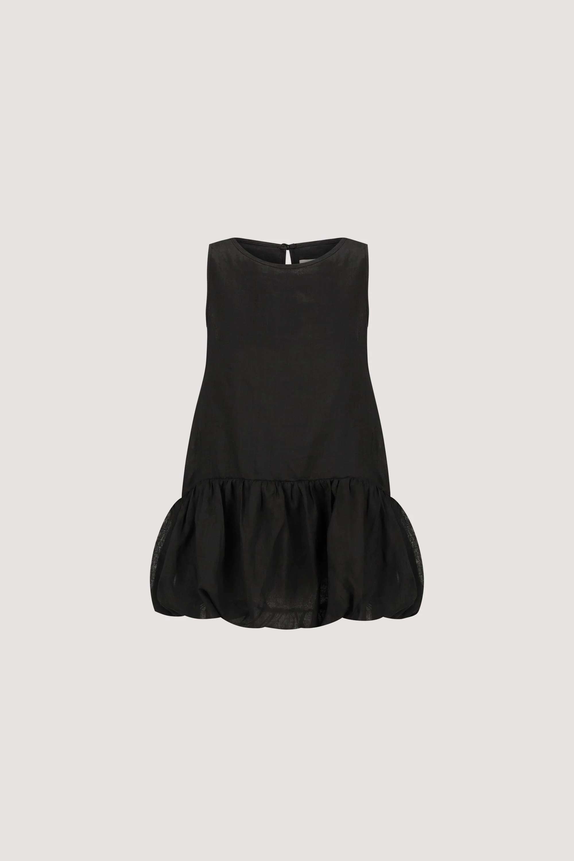 ARLO BLACK RAMIE DROP WAIST TOP - Image 7