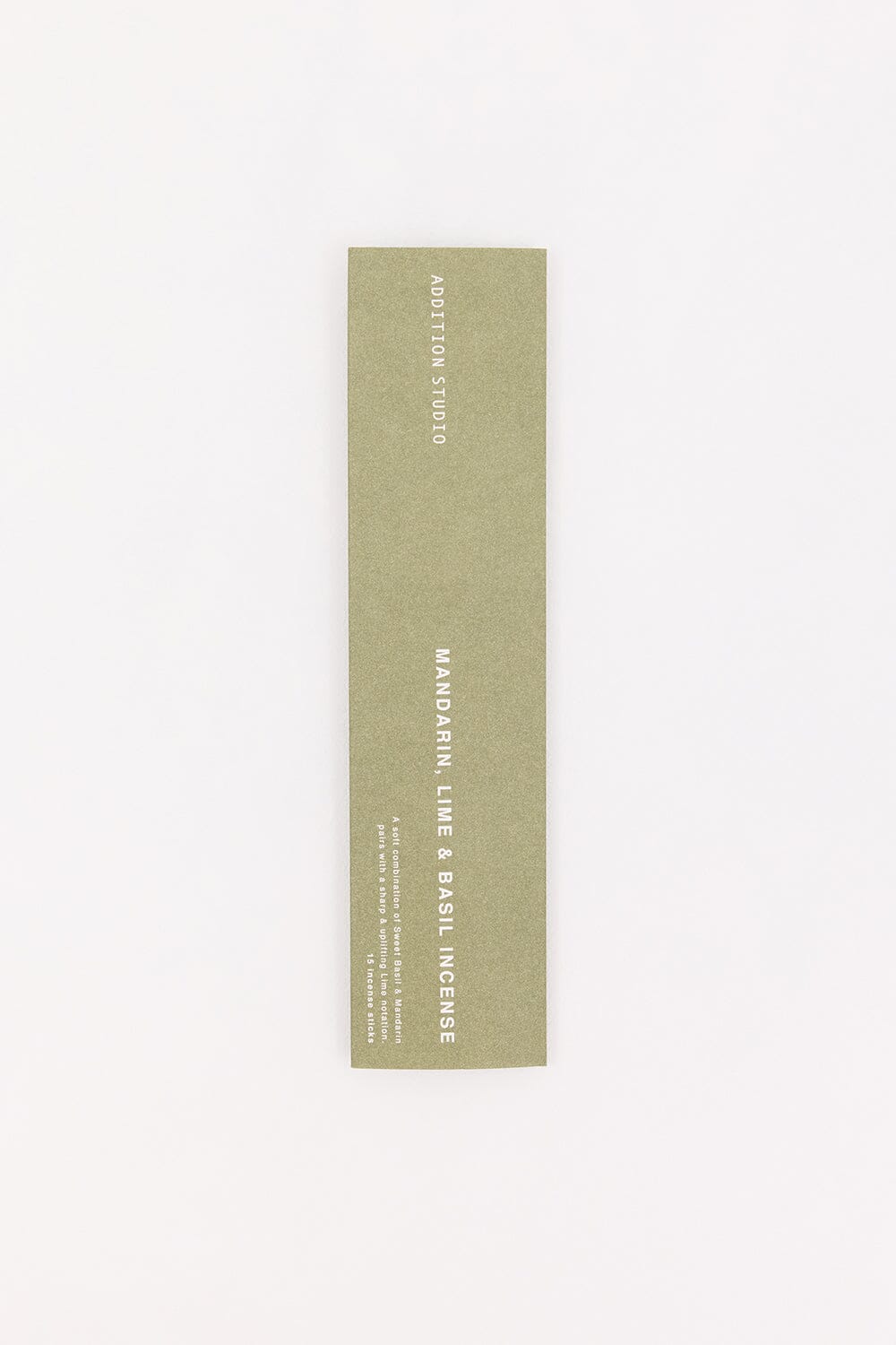 ADDITION STUDIO MANDARIN LIME BASIL INCENSE