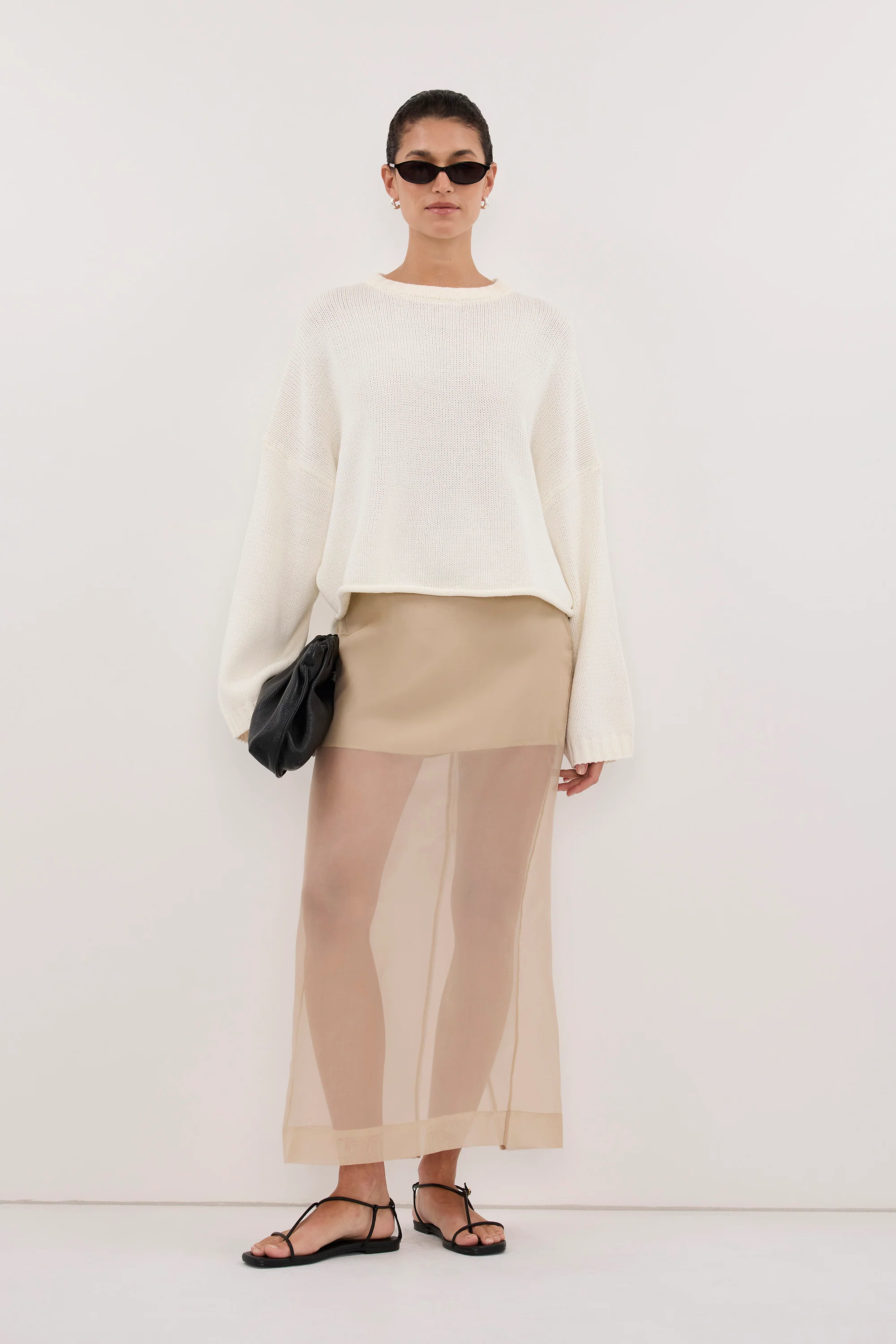 BAY IVORY KNIT JUMPER