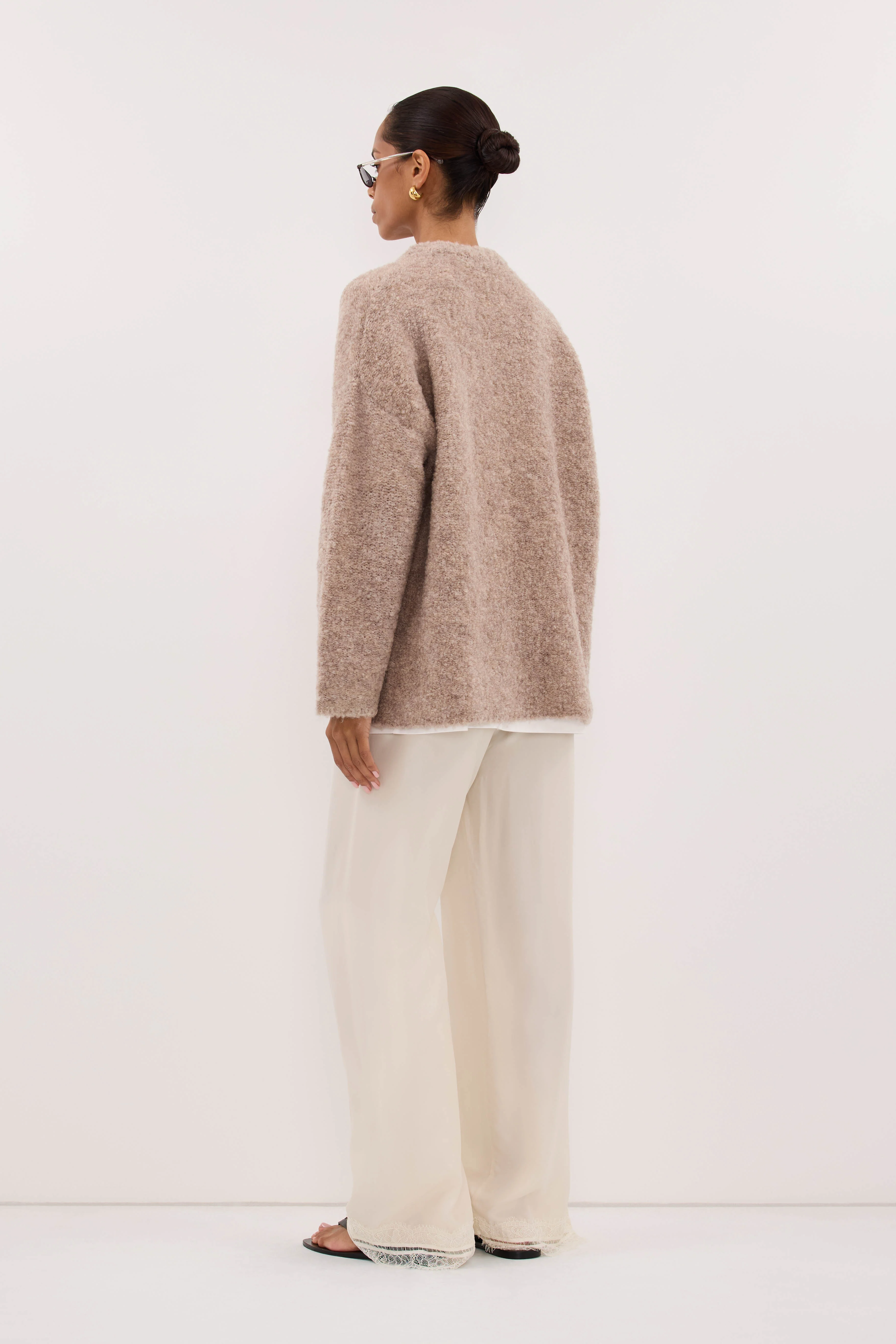 BILLIE OAT TEXTURED KNIT JUMPER - Image 7