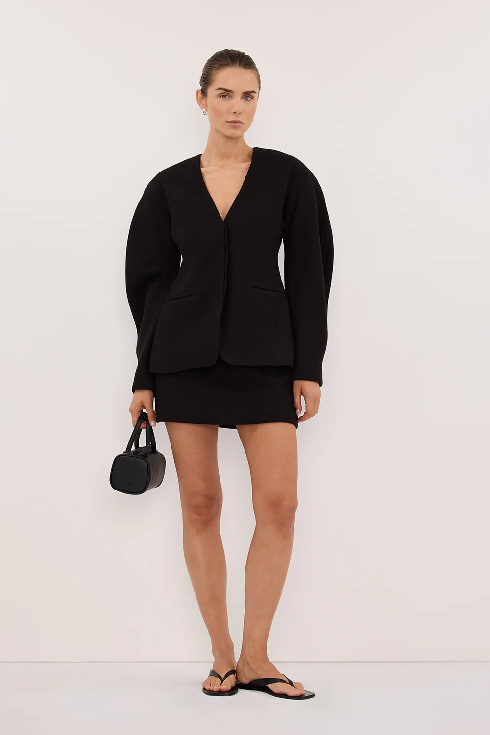 BOBBI BLACK BOUCLE SKORT