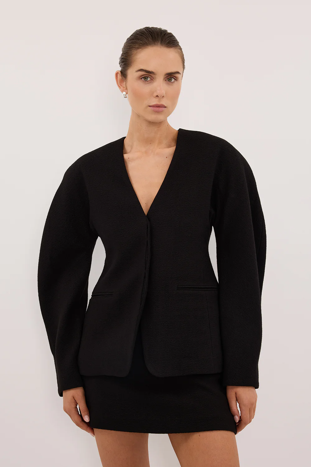 BOBBI BLACK BOUCLE SKORT - Image 2