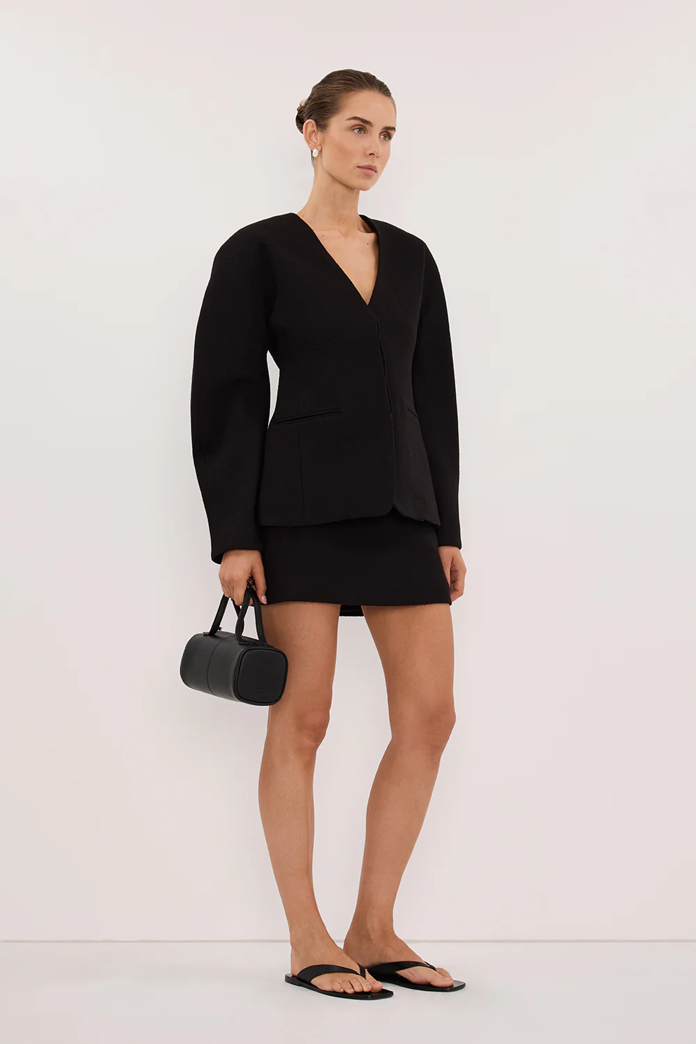 BOBBI BLACK BOUCLE SKORT - Image 3