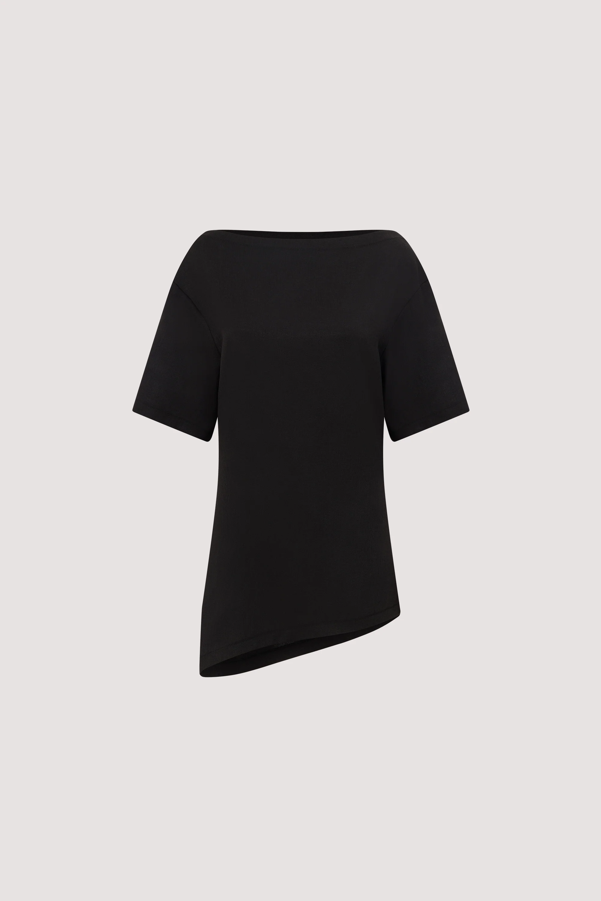 CALIA BLACK BOAT NECK SLEEVED TOP - Image 6