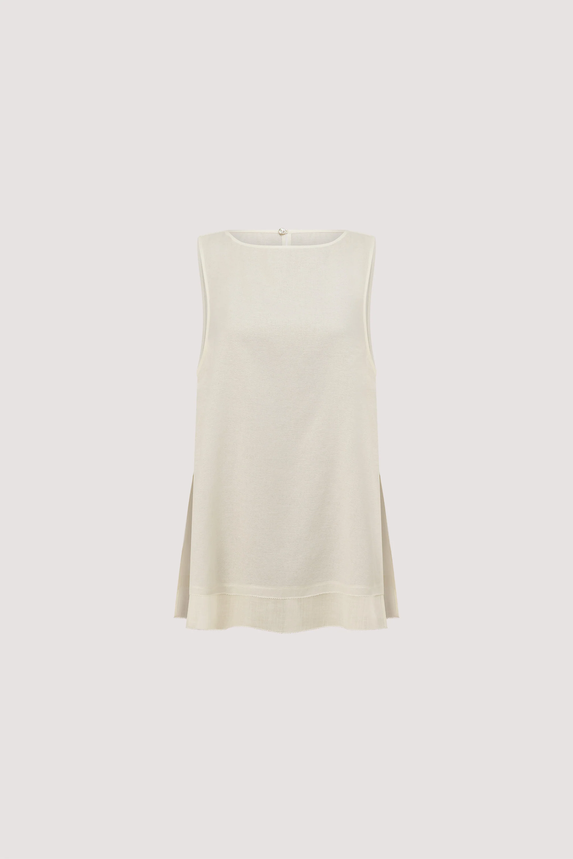 CALIA CREAM BOAT NECK TUNIC TOP - Image 6