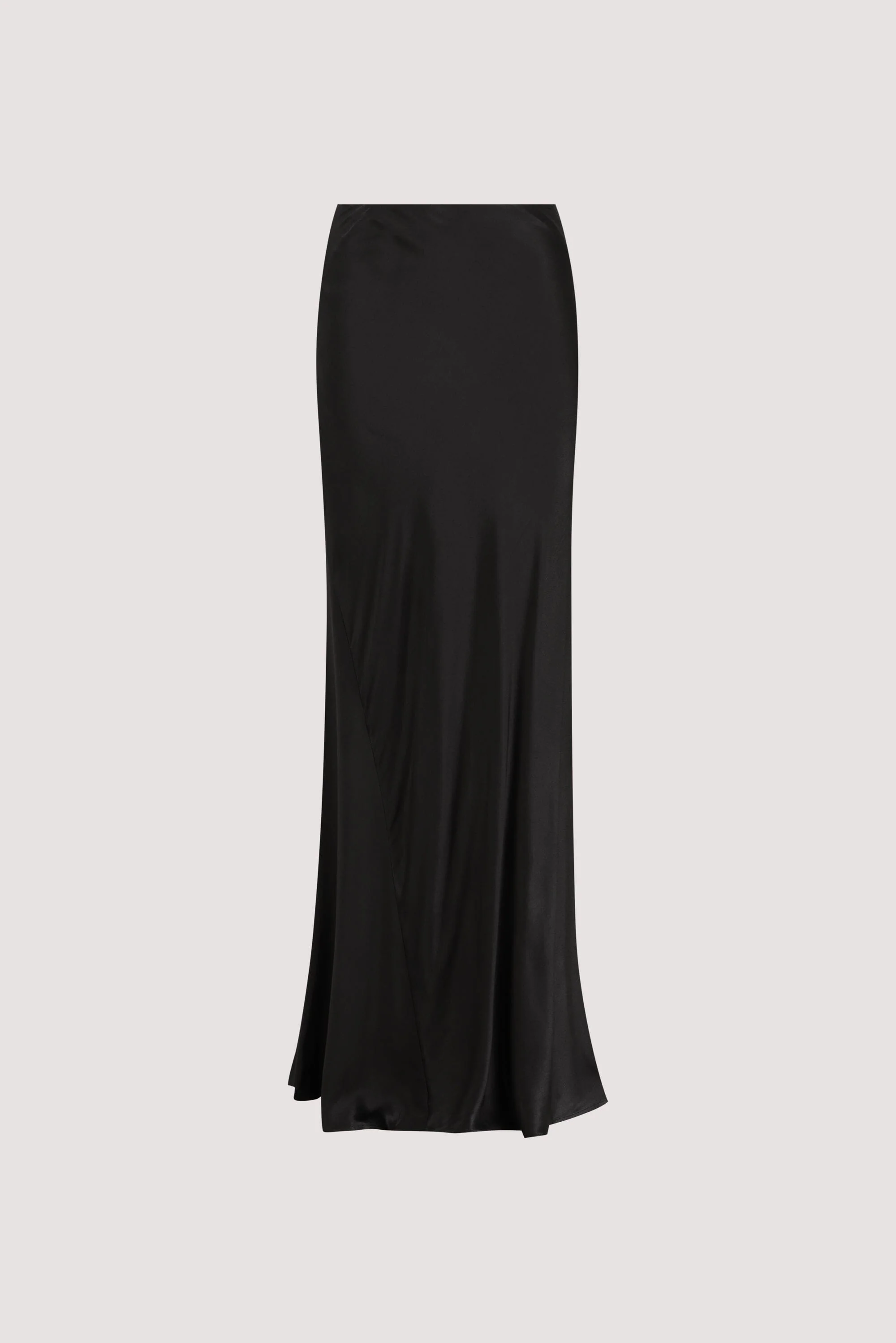 CHARLI BLACK SATIN MAXI SKIRT - Image 7