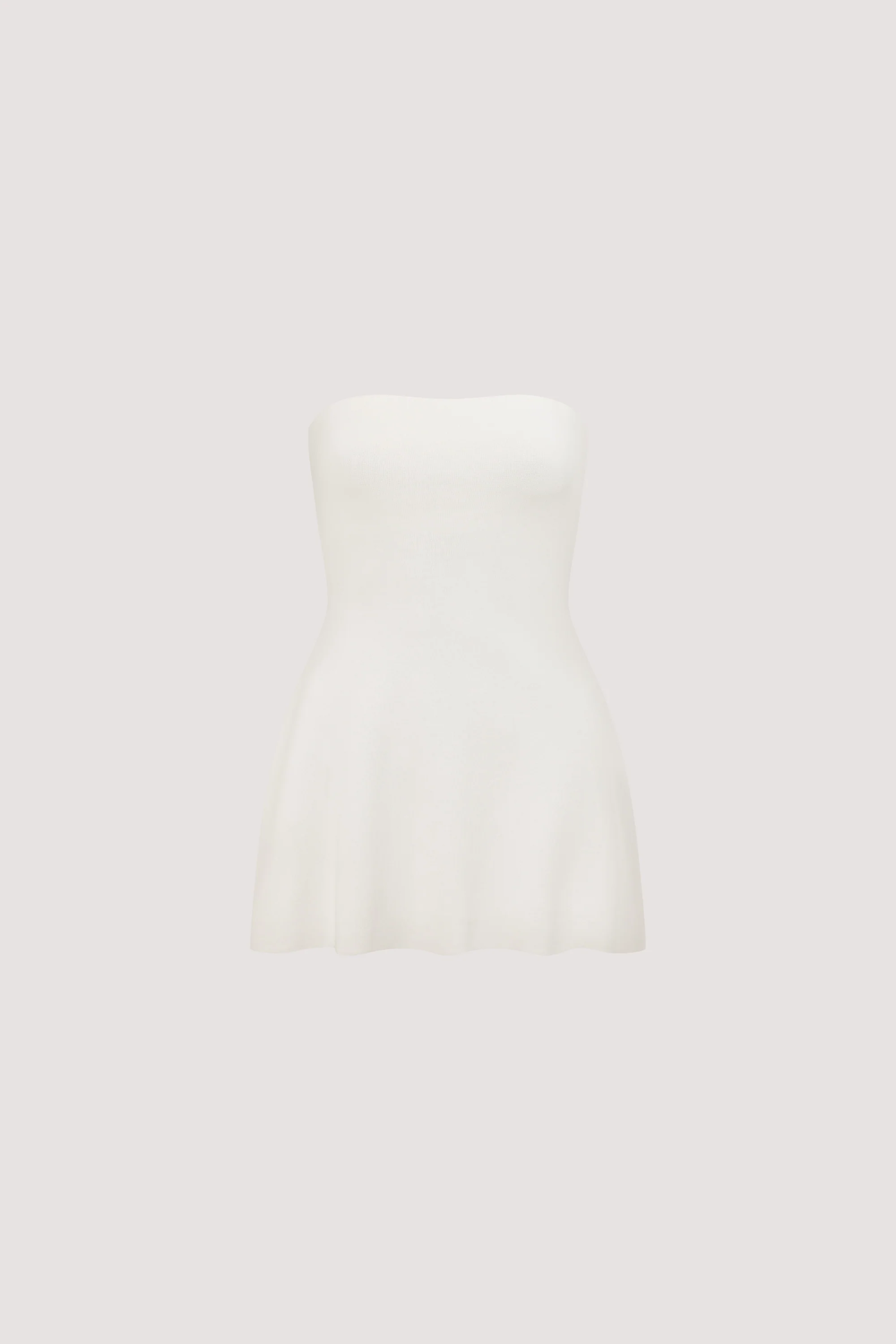 COCO OFF WHITE LONGLINE BANDEAU KNIT TOP - Image 7