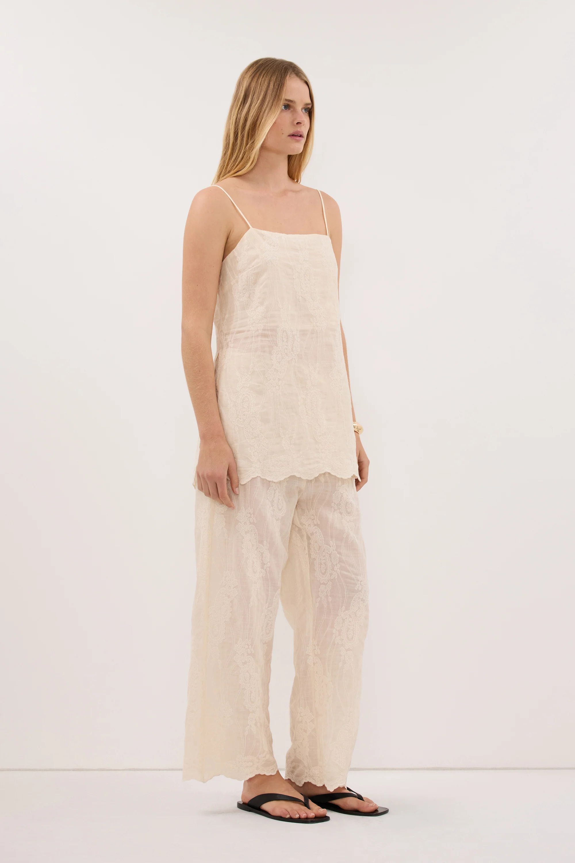 CORDELIA SANDSTONE RAMIE CAMI TOP - Image 3