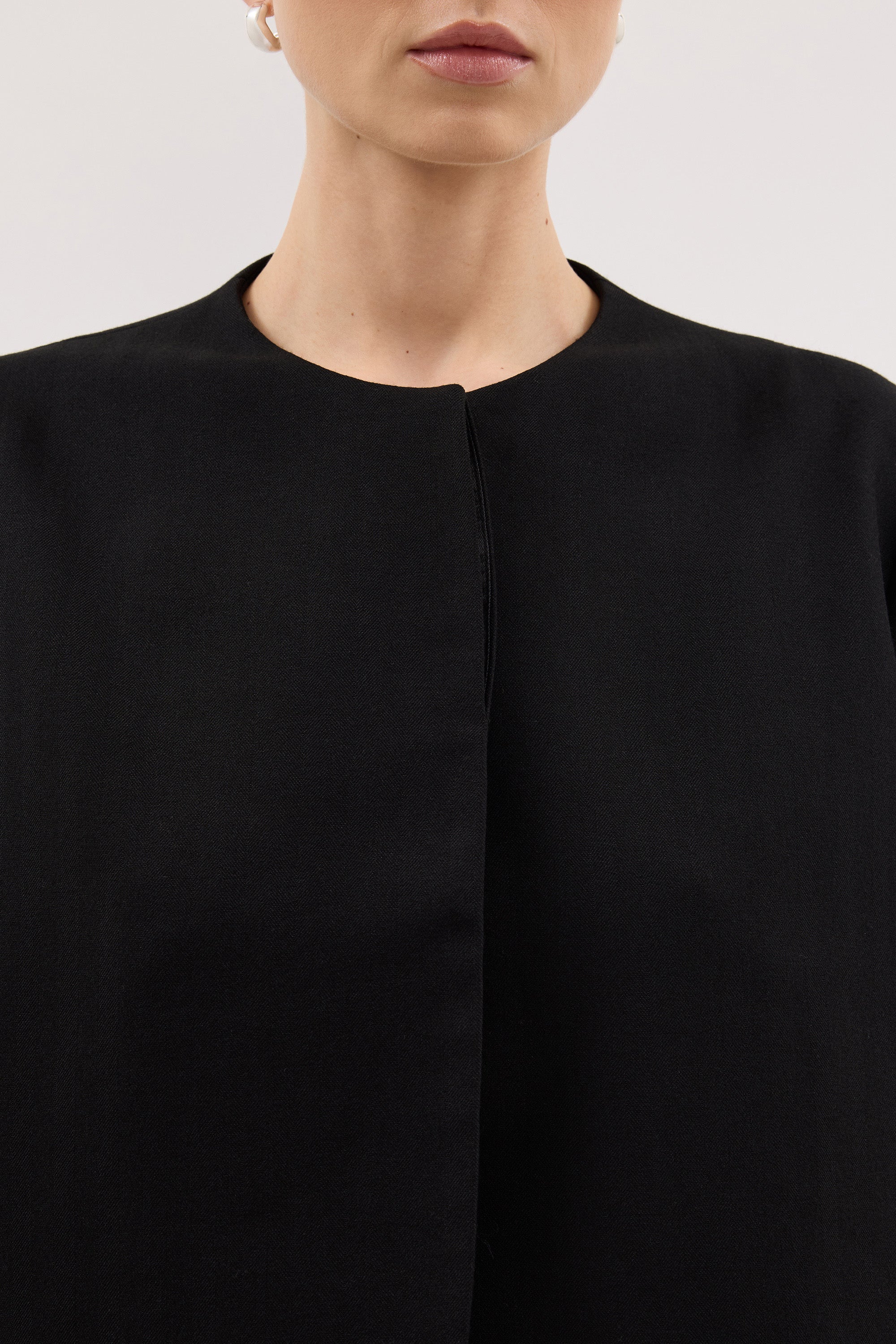 CYRUS BLACK CROPPED BLAZER - Image 6