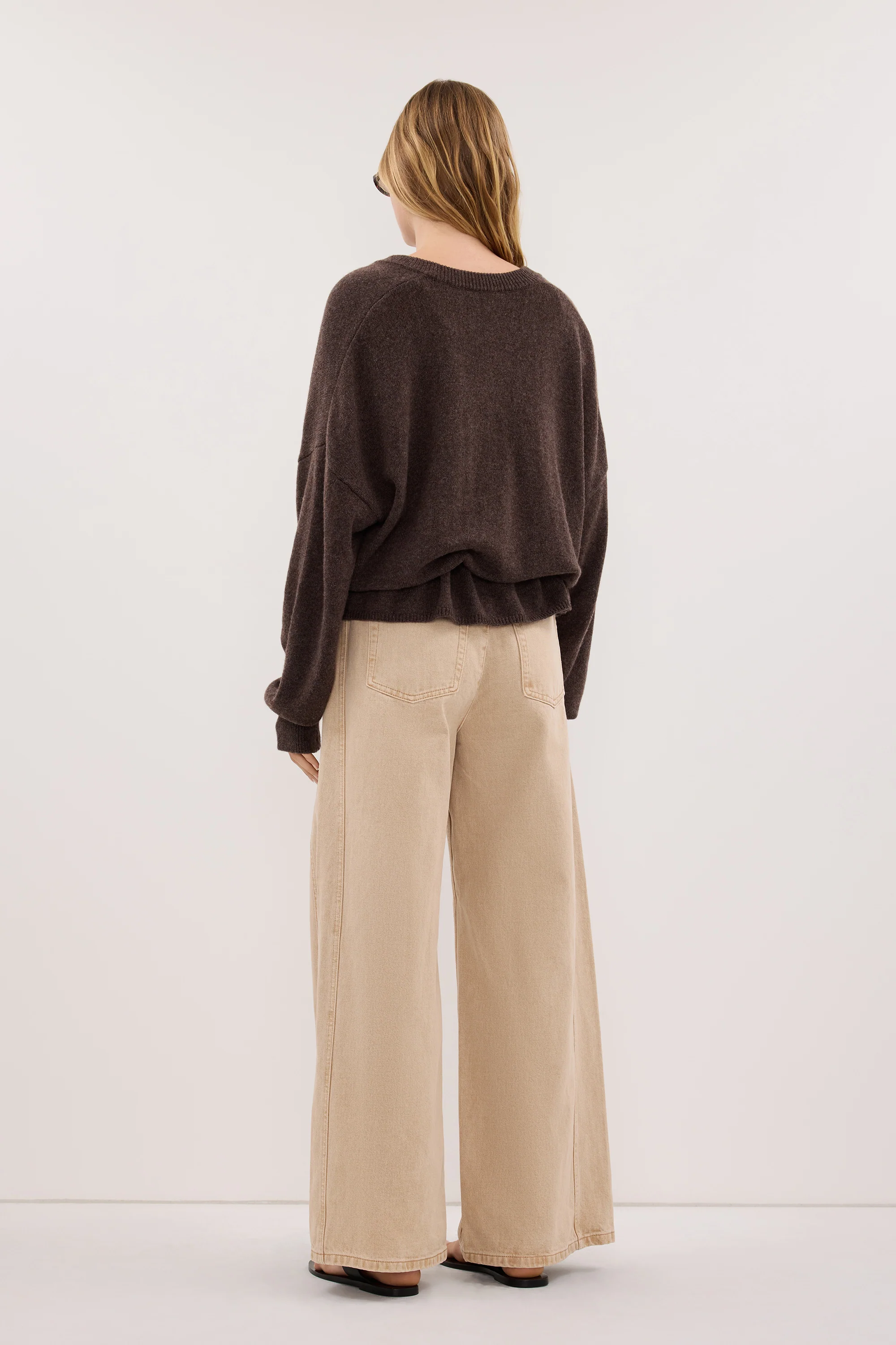 DREW BUFF WIDE LEG DENIM JEAN - Image 4