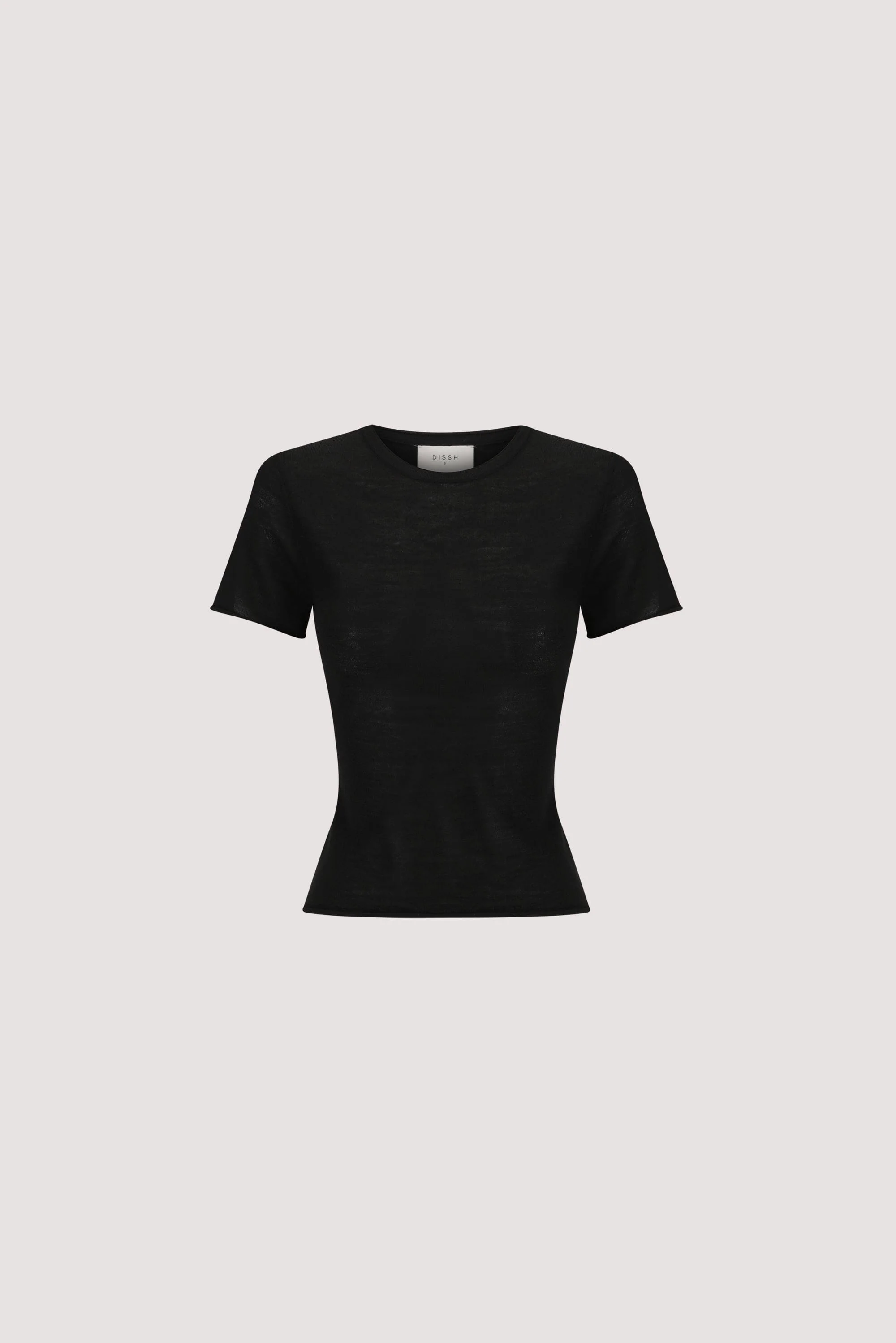 DUKE BLACK MERINO KNIT BABY TEE - Image 8
