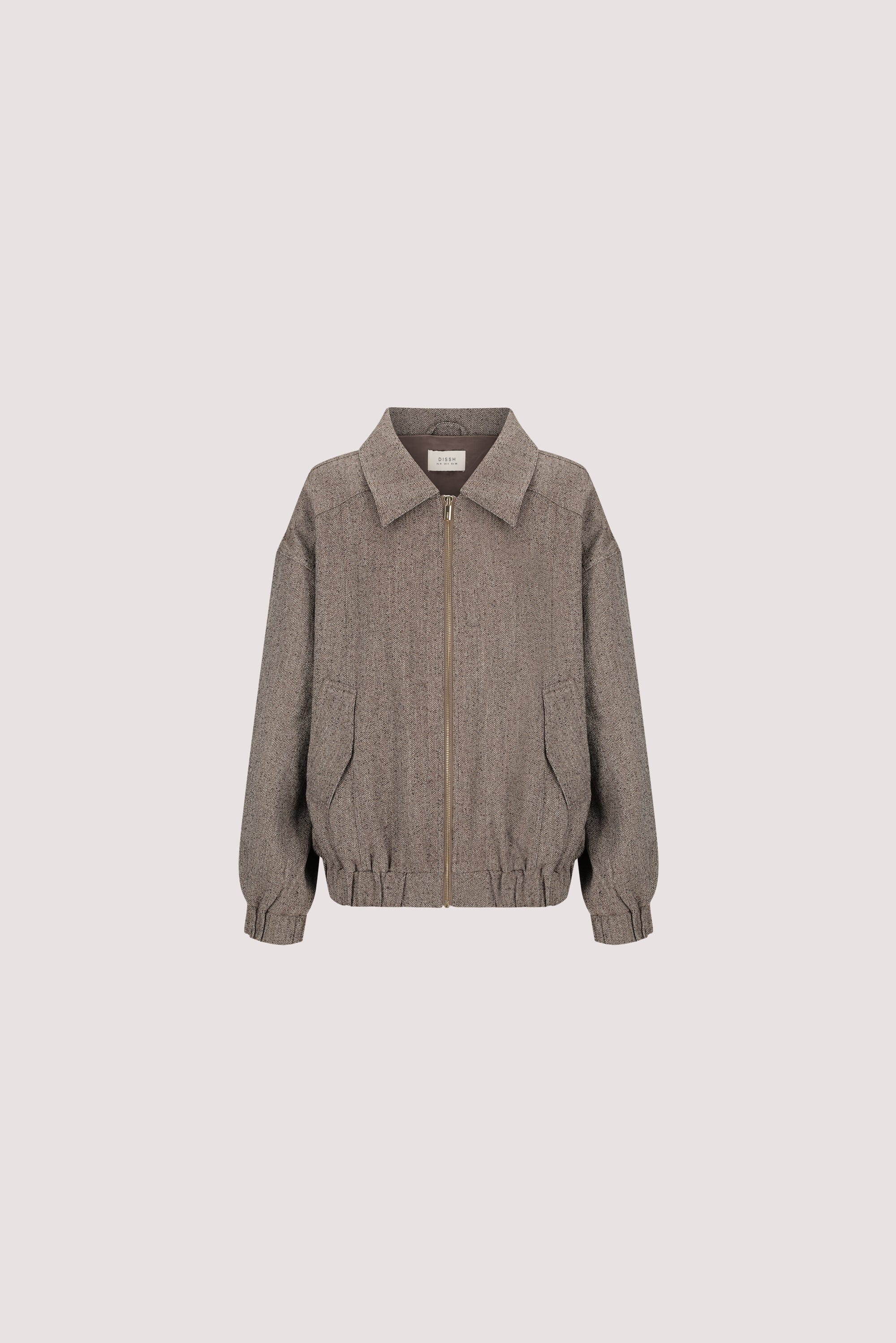FRANKIE CHOC TWEED BOMBER JACKET - Image 6