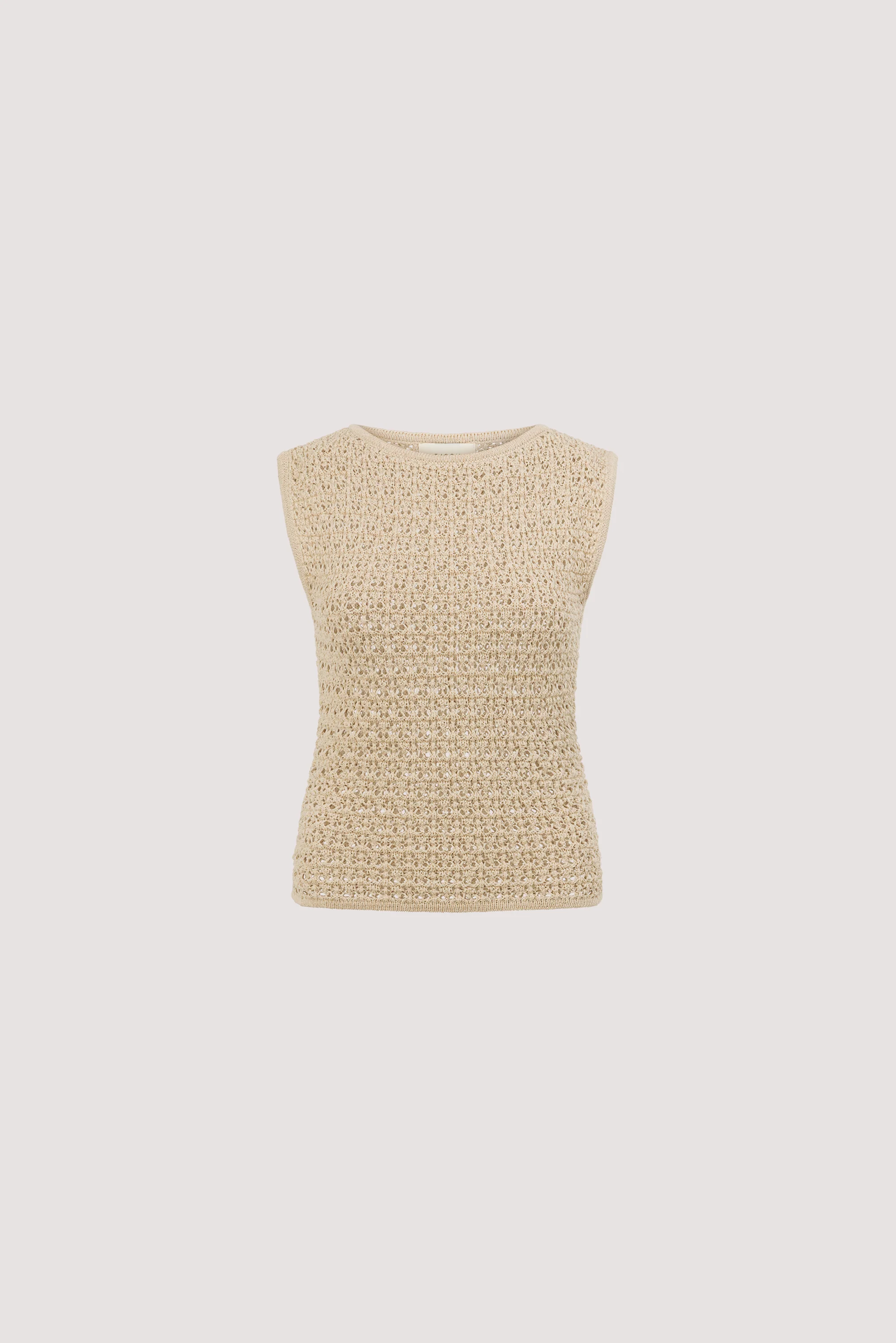 HALO NATURAL BOAT NECK KNIT TOP - Image 6