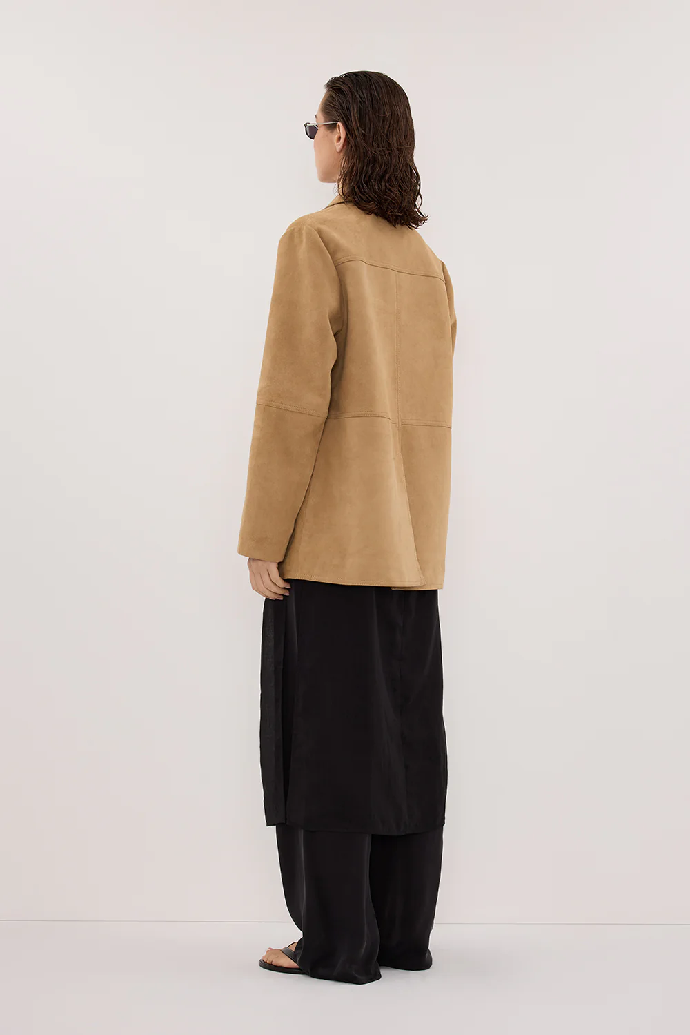 HENDRIX PAMPAS OVERSIZED SUEDE LEATHER JACKET - Image 4