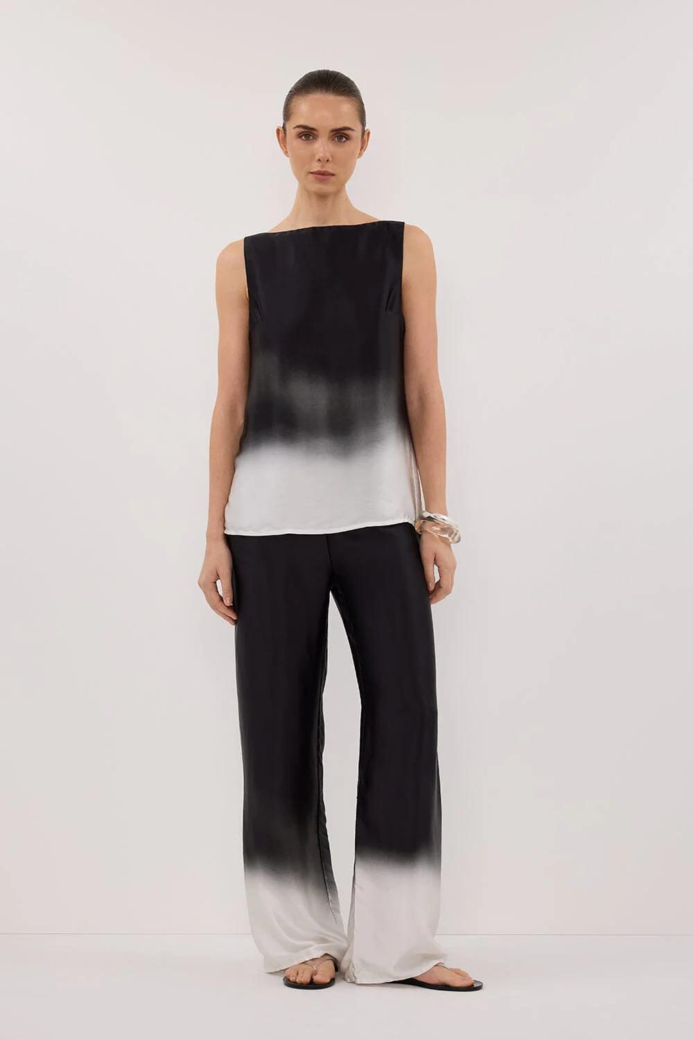 HUXLEY OMBRE SILK TOP