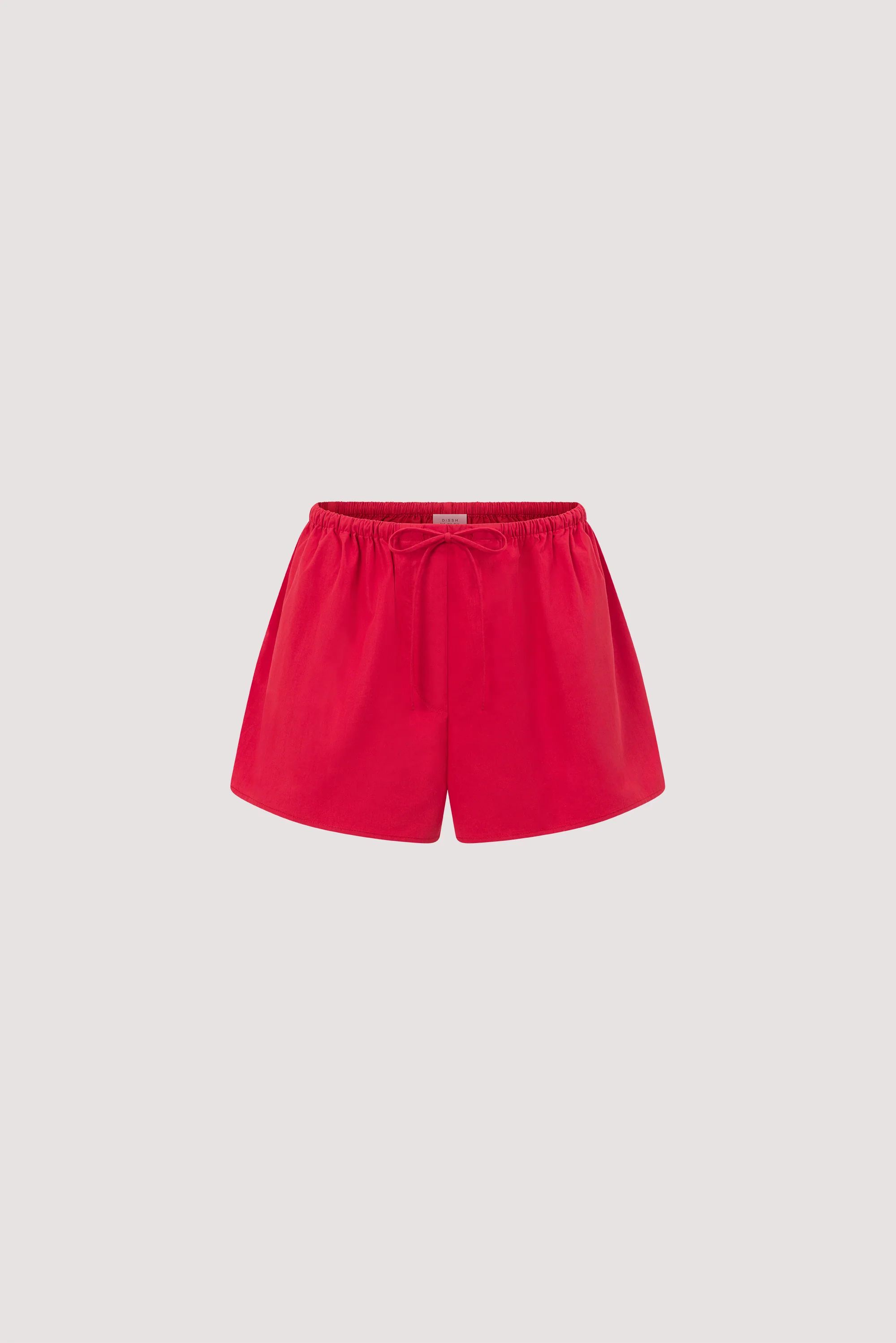 INA RED LIGHTWEIGHT COTTON SHORT - Image 9