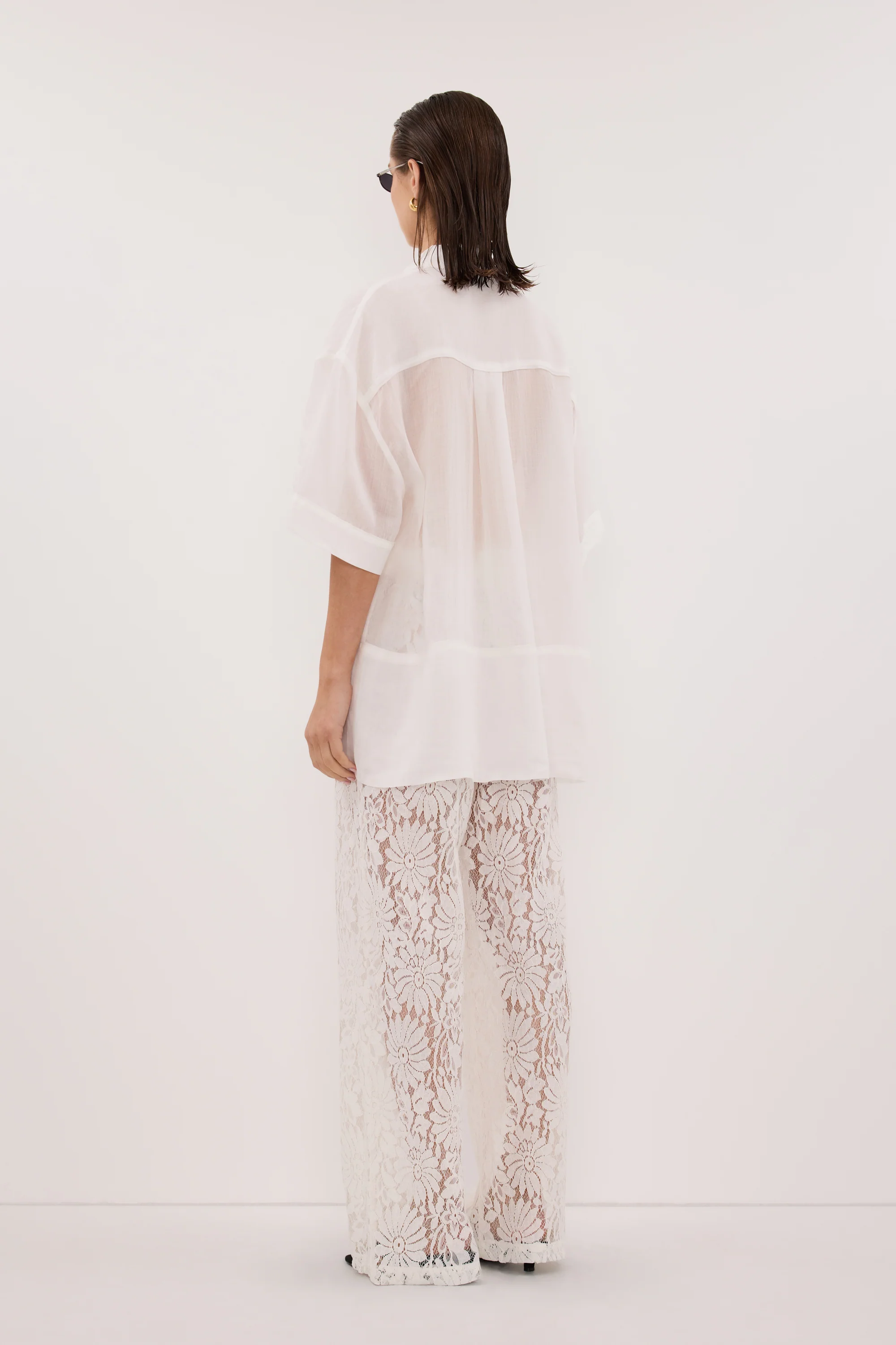 KAI WHITE RAMIE RESORT SHIRT - Image 4