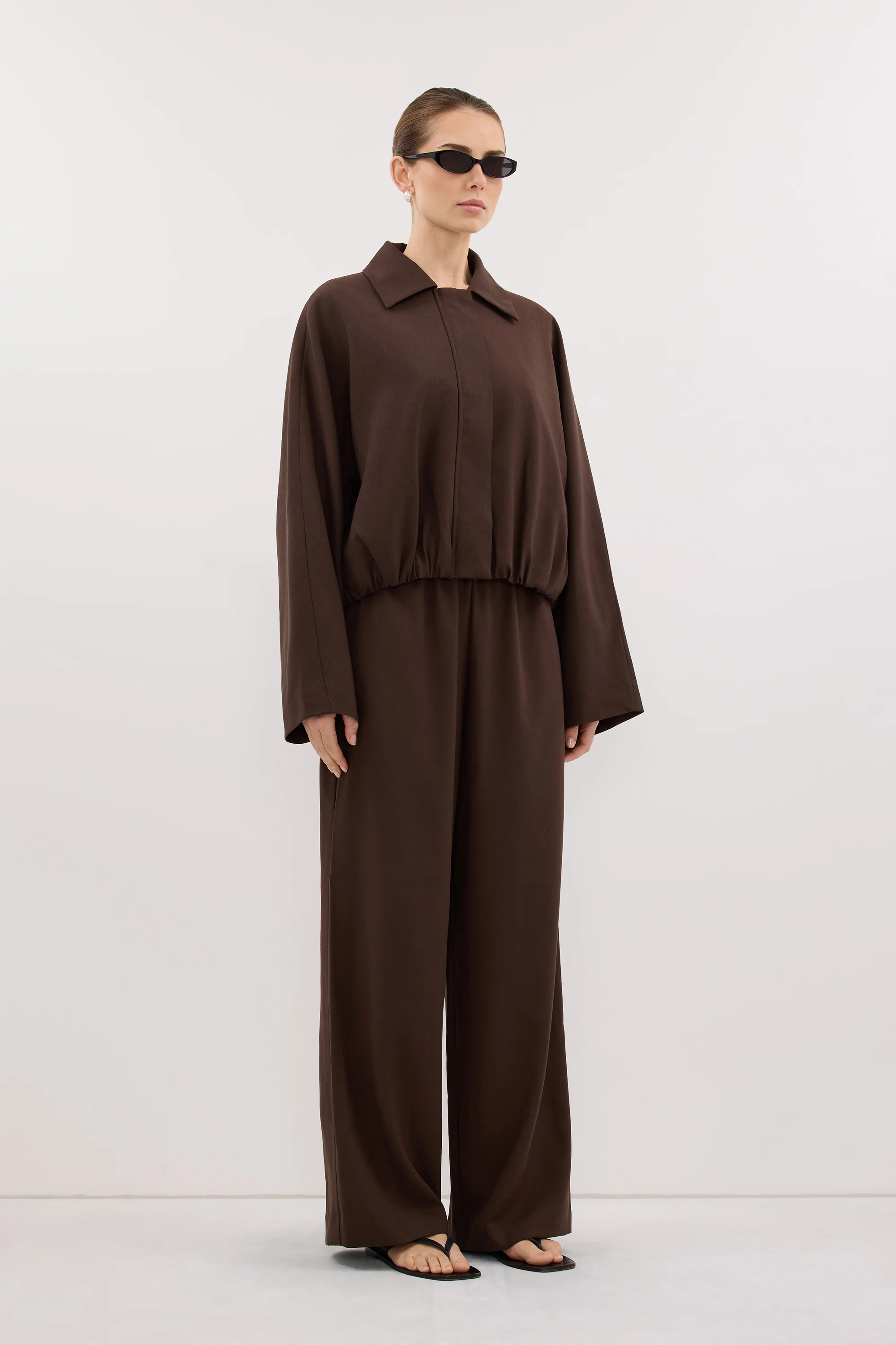 KENDALL MILK CHOC DRAWSTRING PANT - Image 3