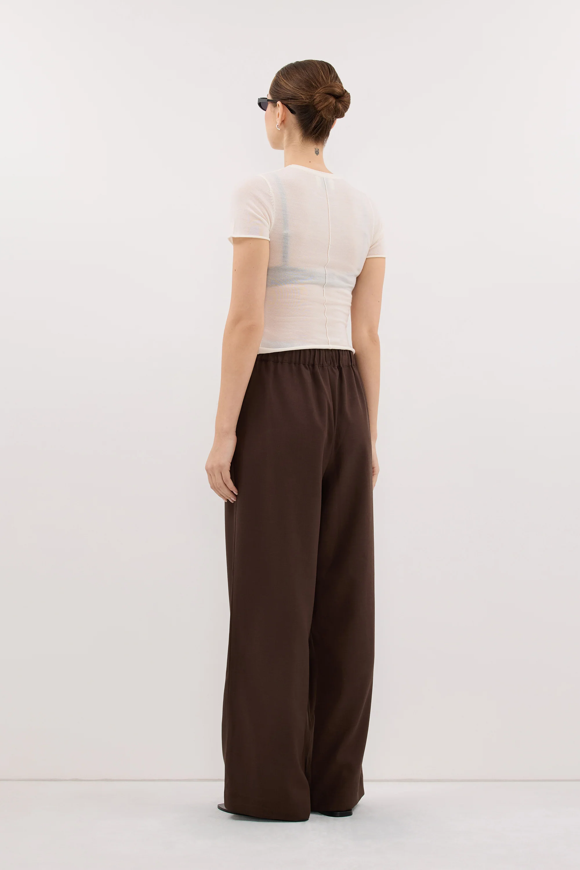 KENDALL MILK CHOC DRAWSTRING PANT - Image 4