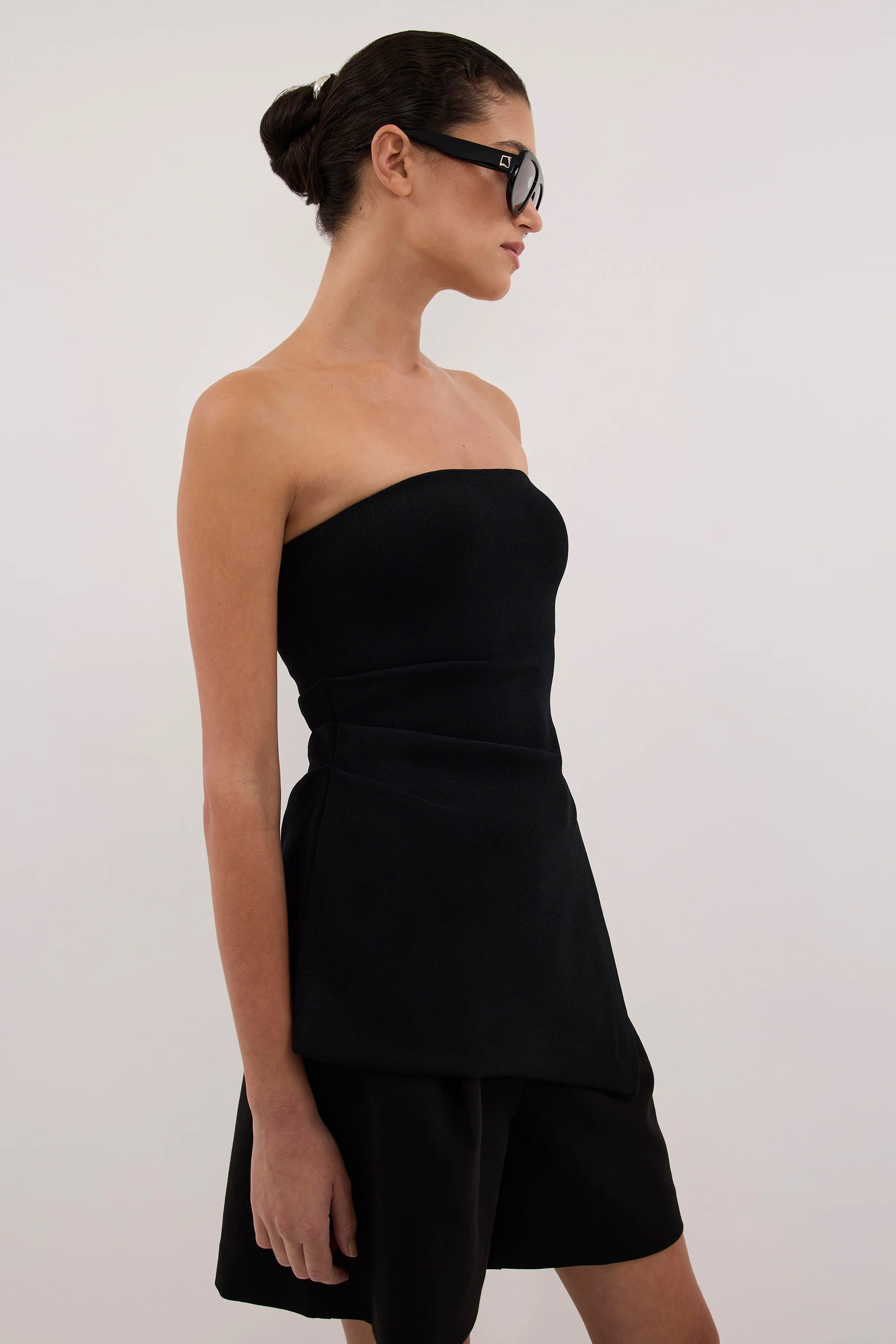 LUKE BLACK LONGLINE BANDEAU TOP - Image 2