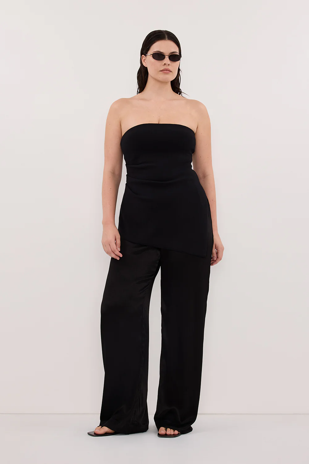 LUKE BLACK LONGLINE BANDEAU TOP - Image 5