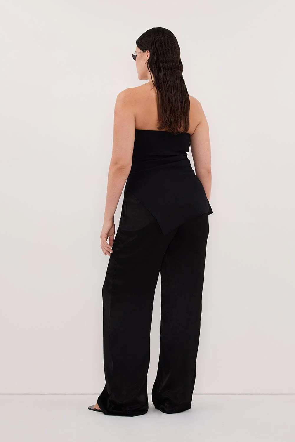 LUKE BLACK LONGLINE BANDEAU TOP - Image 6