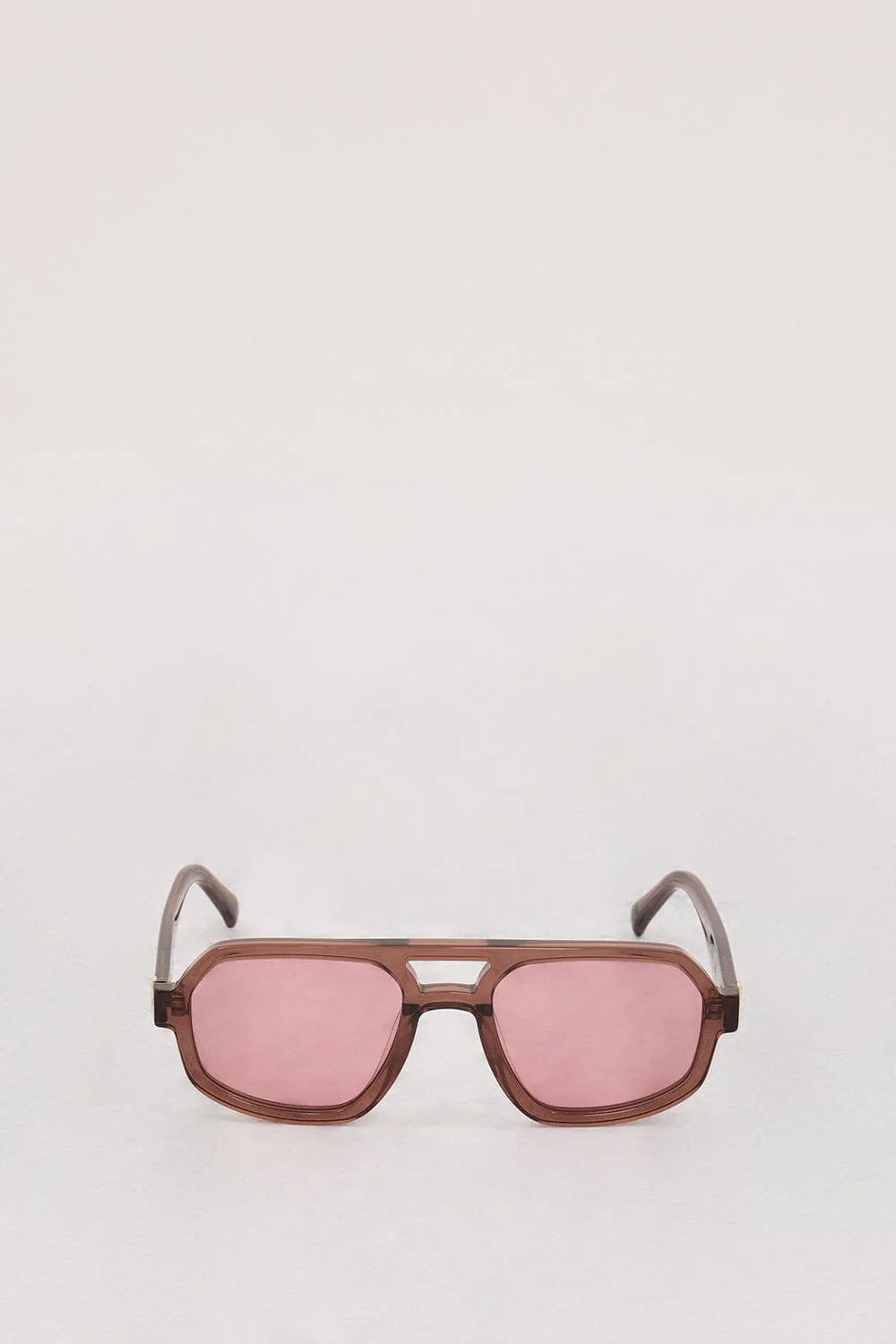 LUV LOU THE BANKS BURGUNDY SUNGLASSES