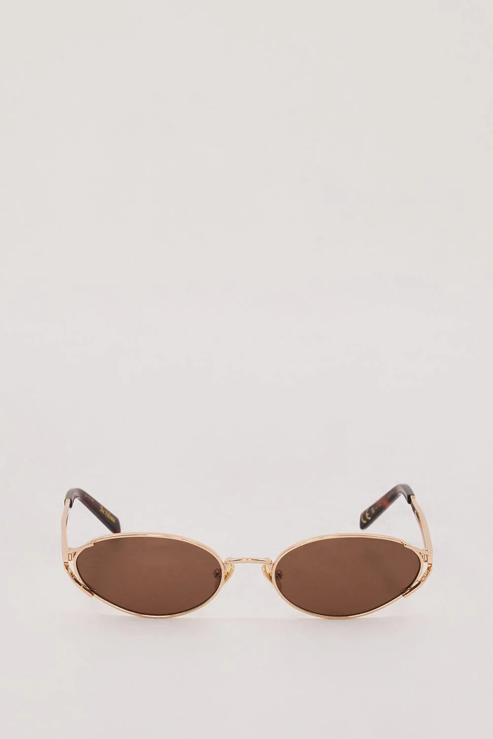 LUV LOU THE PALOMA BROWN MONO SUNGLASSES