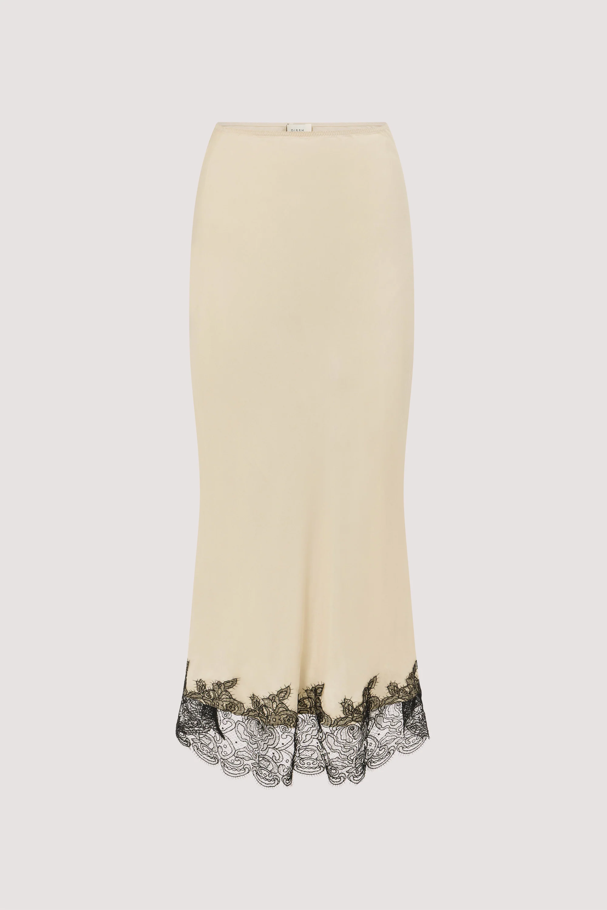 MINA STRAW CUPRO LACE MIDI SKIRT - Image 8