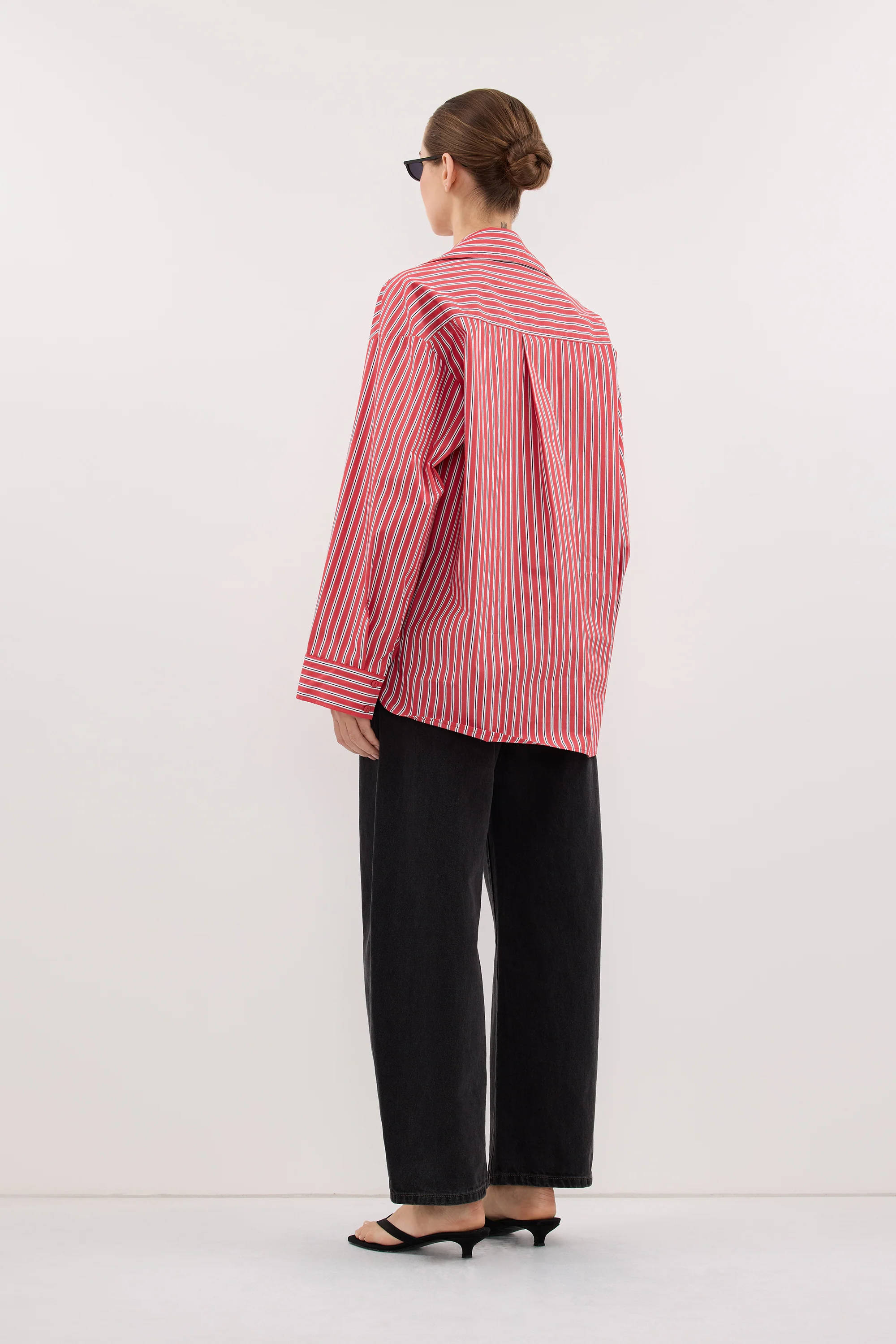 MISHA RED STRIPE SHIRT - Image 4