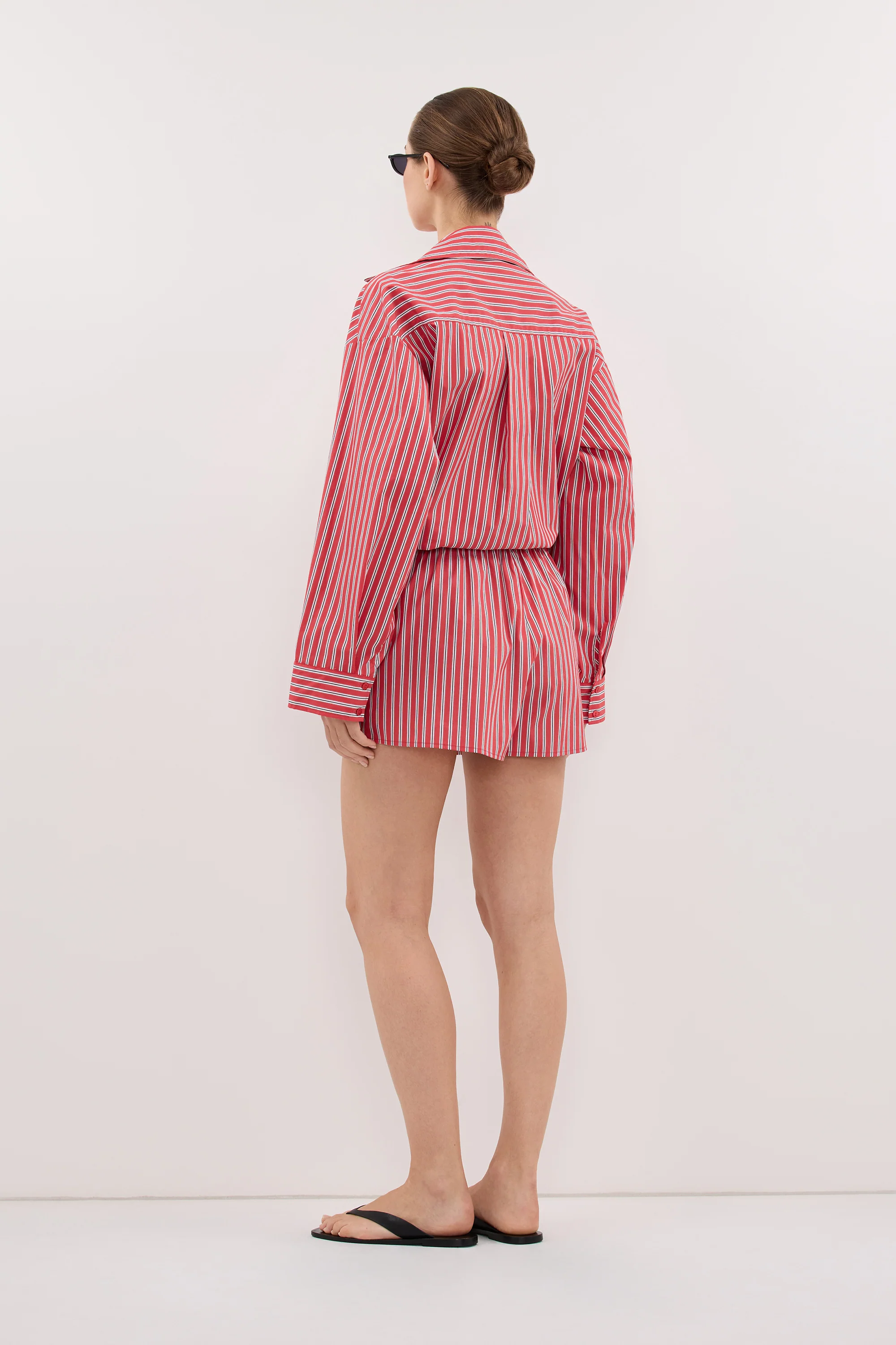 MISHA RED STRIPE SHORT - Image 4