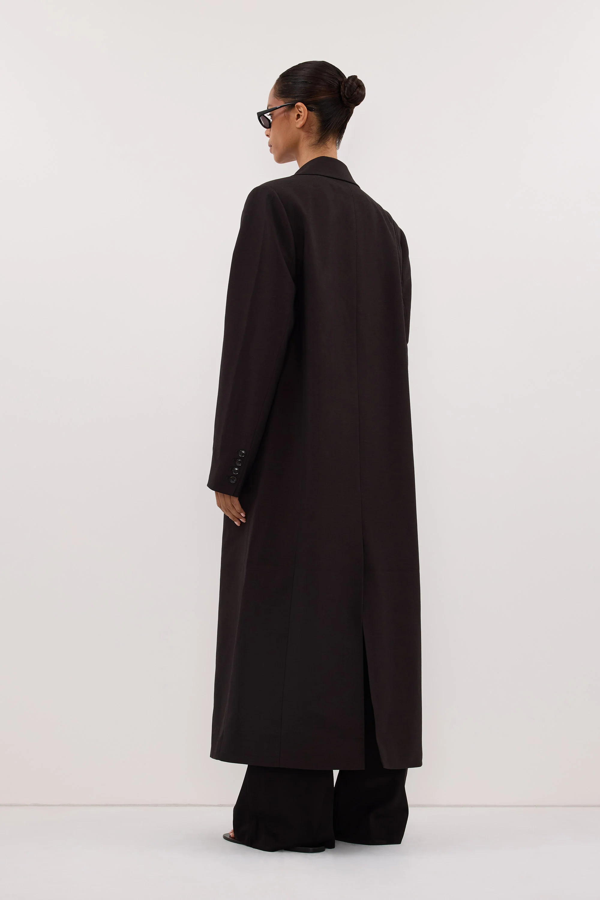 MONIQUE PEAT LONGLINE BLAZER COAT - Image 3