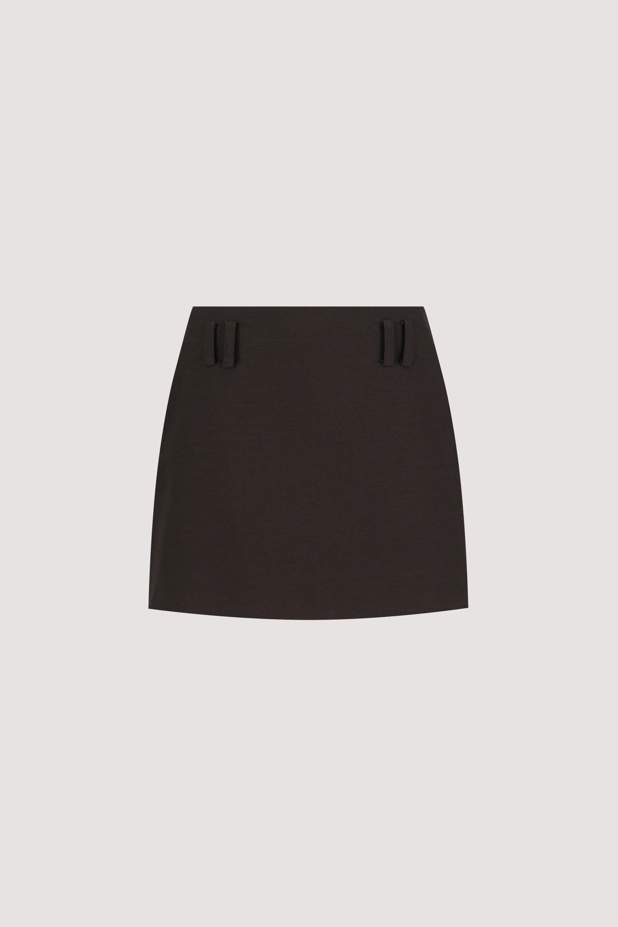 MONIQUE PEAT CHOC TAILORED SKORT - Image 5