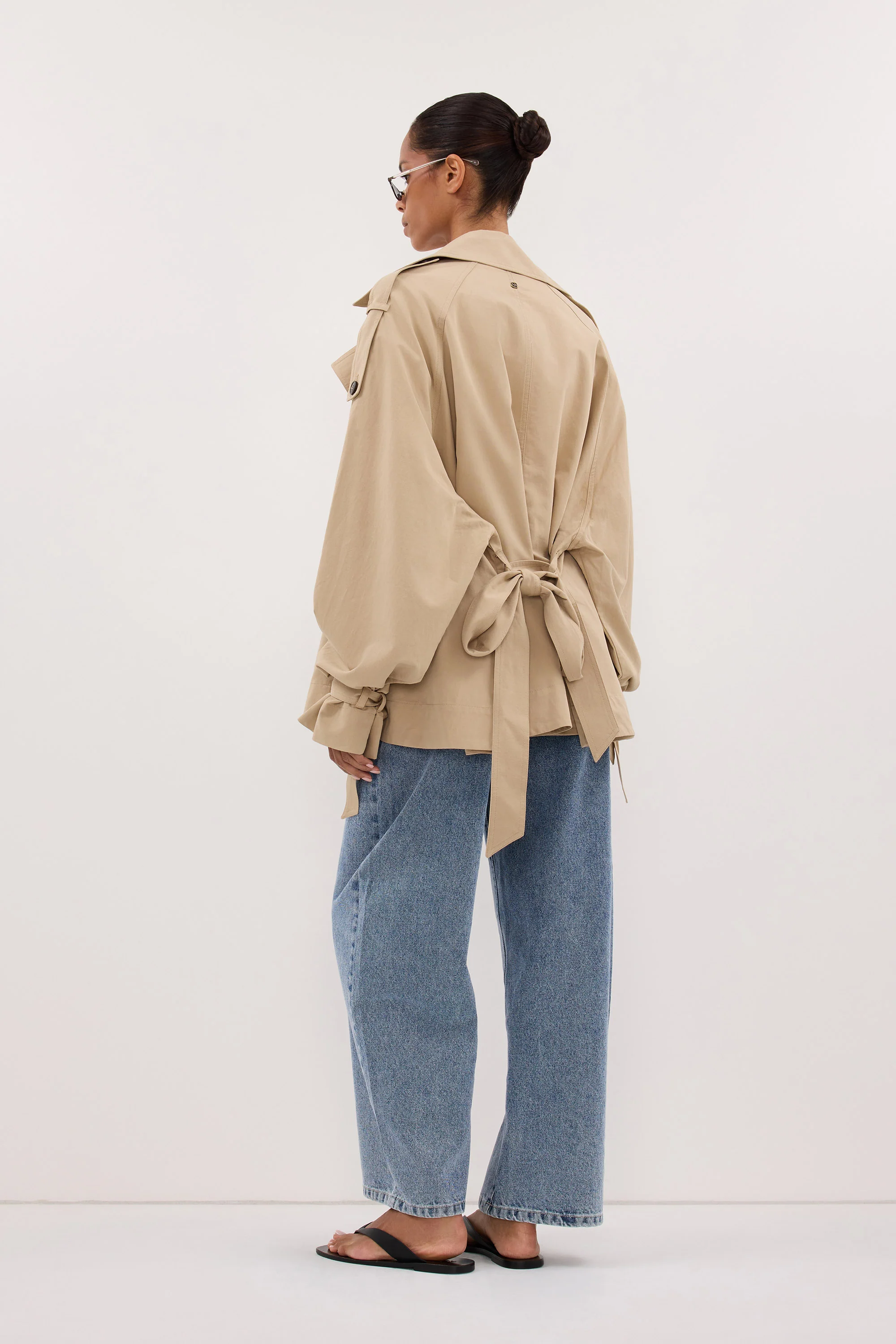 NINA STONE LIGHTWEIGHT MINI TRENCH - Image 4