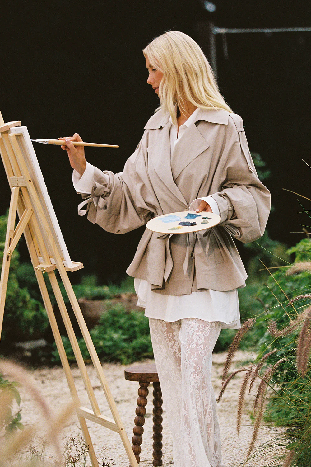 NINA STONE LIGHTWEIGHT MINI TRENCH - Image 9
