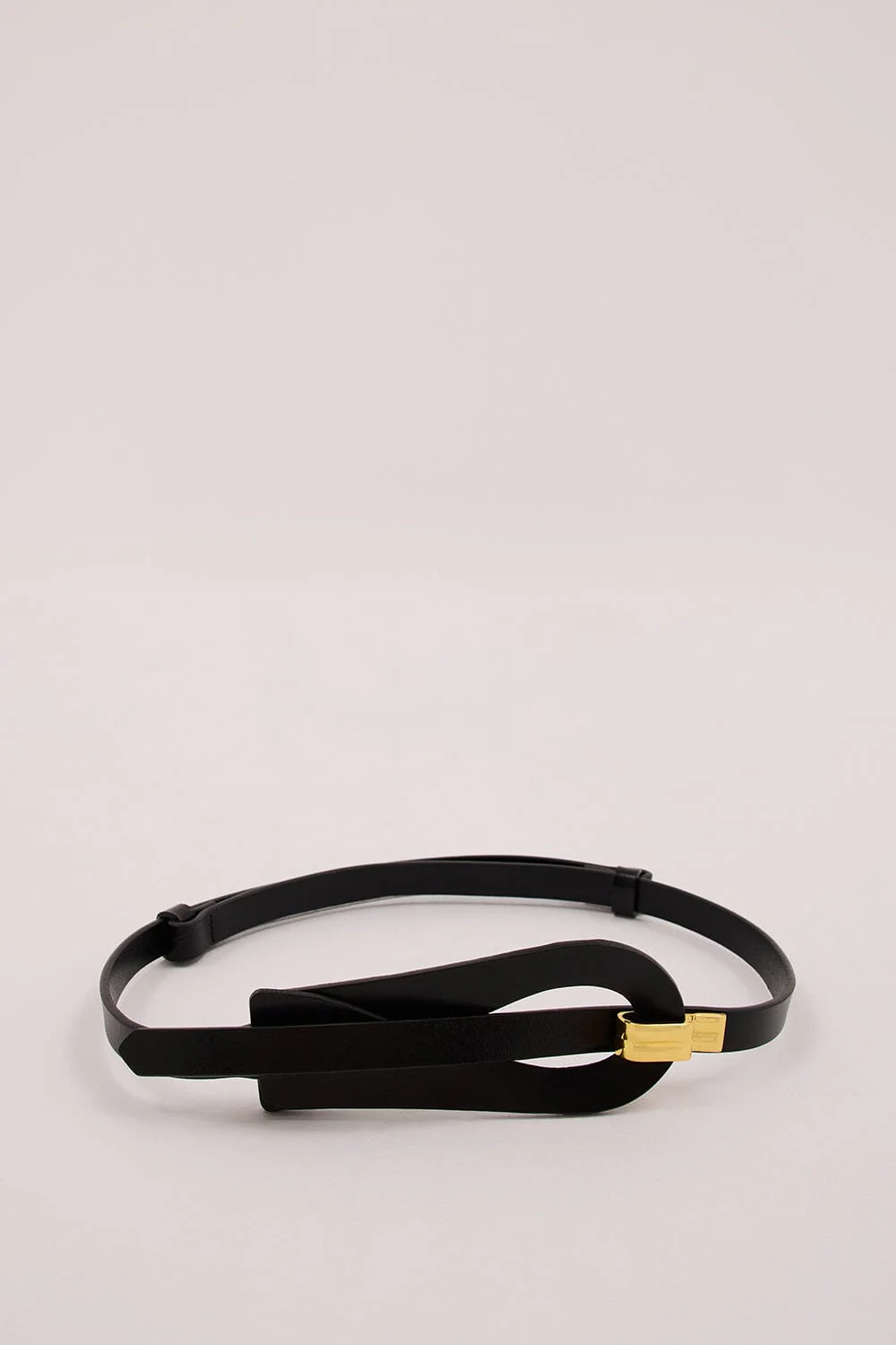 NOAH THE LABEL BLACK LOOP STREET STYLE BELT