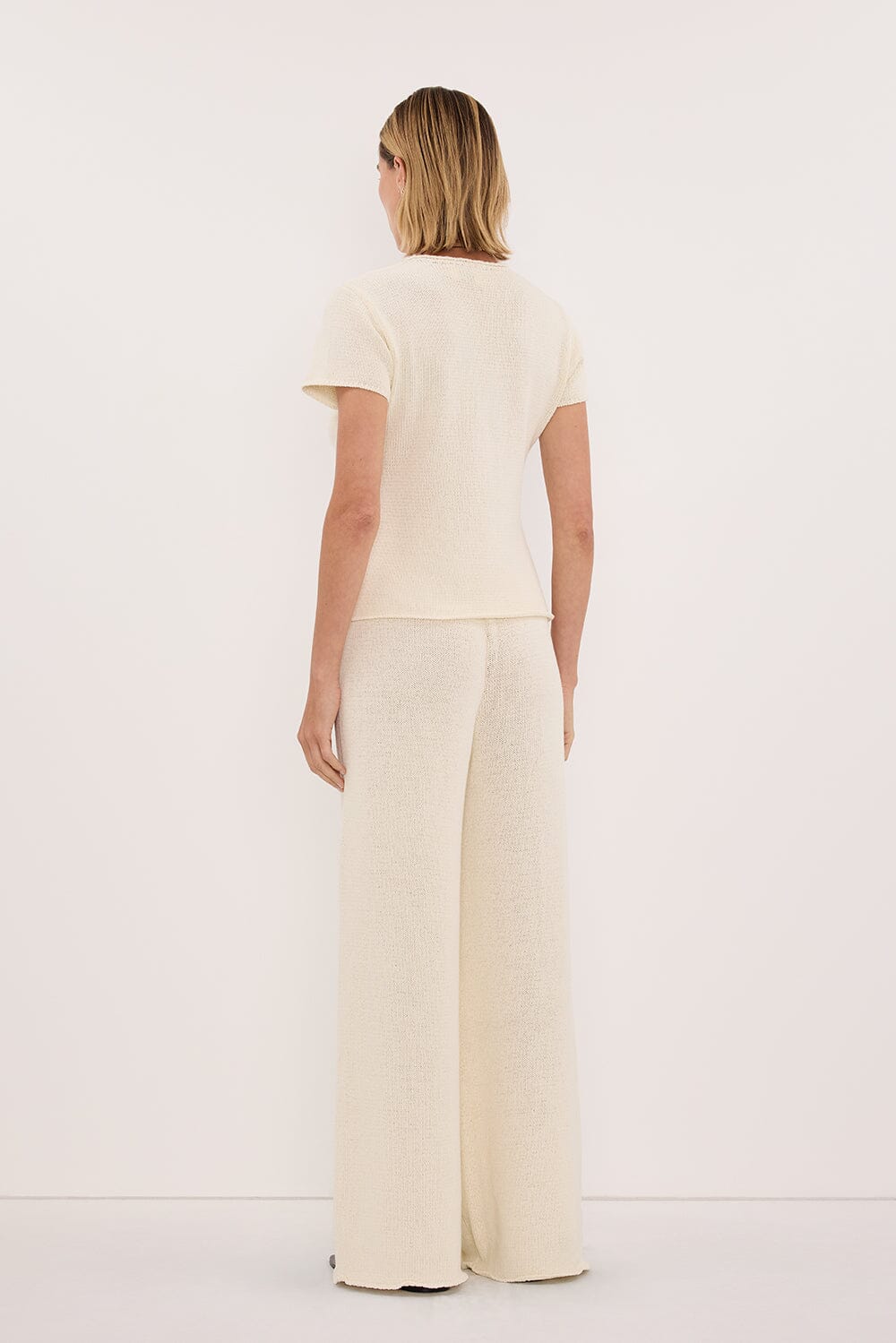 ORIA NATURAL COTTON KNIT PANT - Image 5