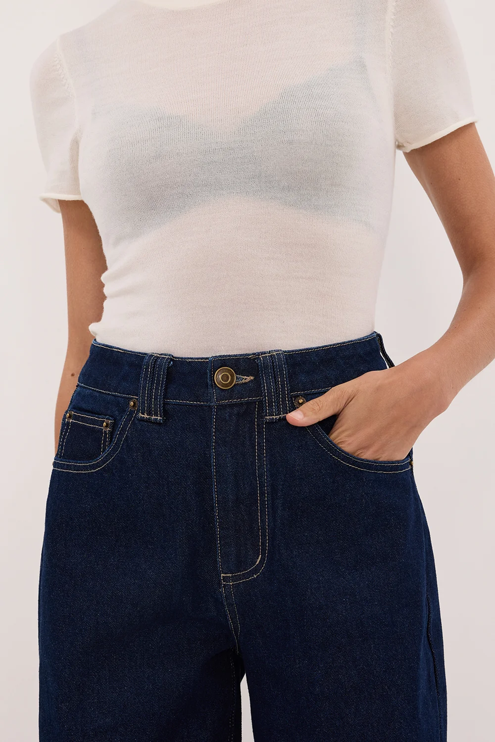REAGAN 2.0 INDIGO TALL SLOUCHY JEAN - Image 5