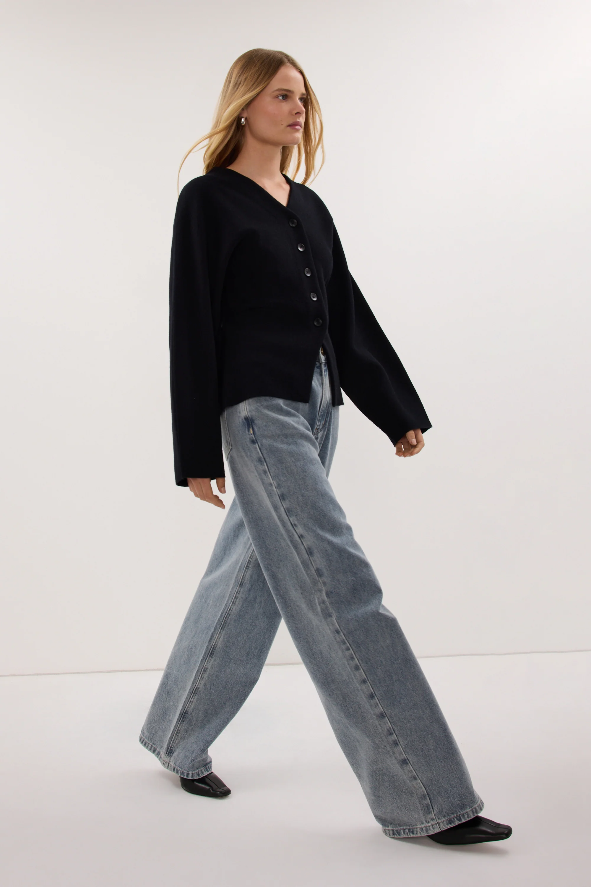 REAGAN 2.0 LIGHT BLUE TALL SLOUCHY JEAN - Image 3