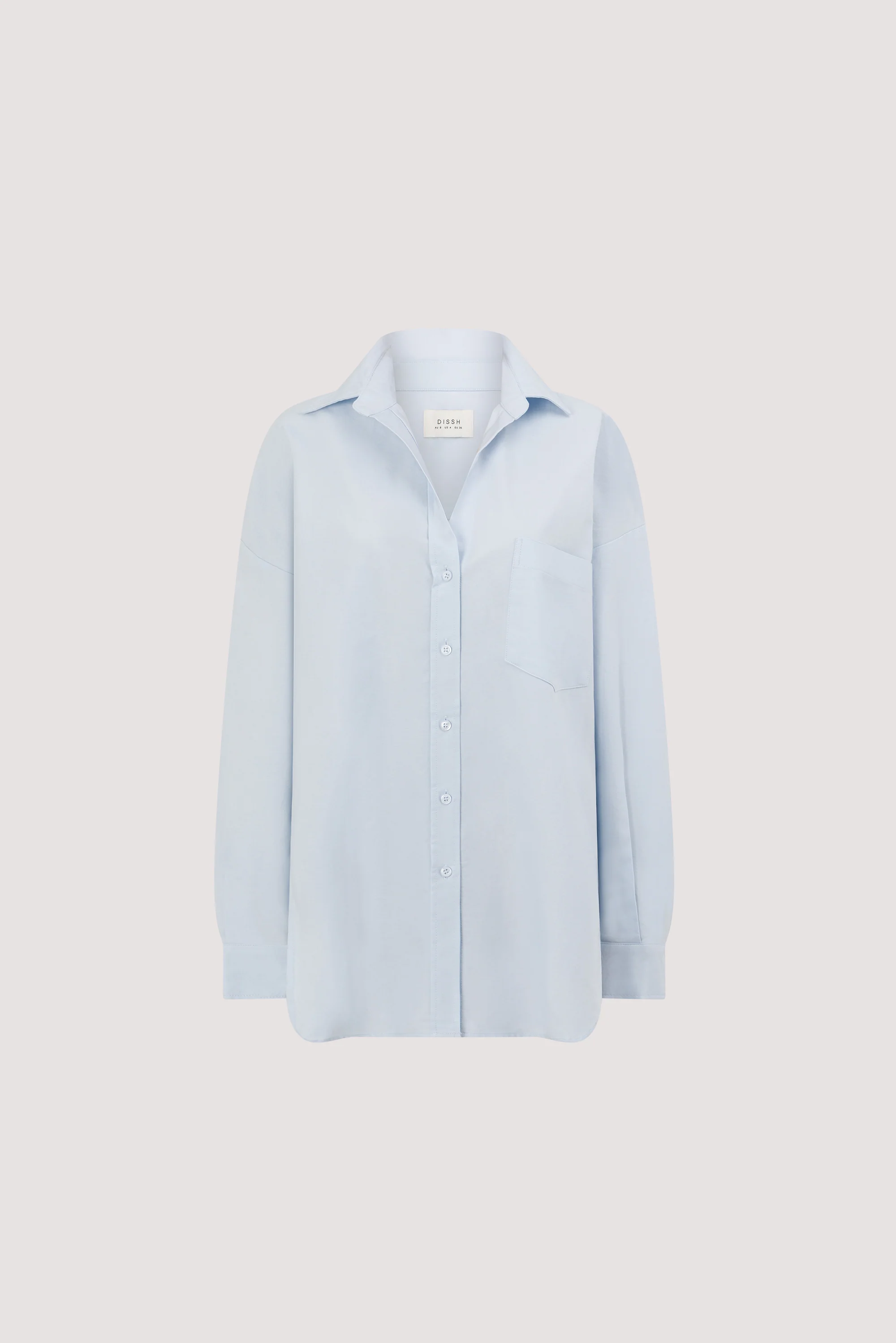 RHEA 3.0 ICE BLUE OVERSIZED COTTON SHIRT - Image 7