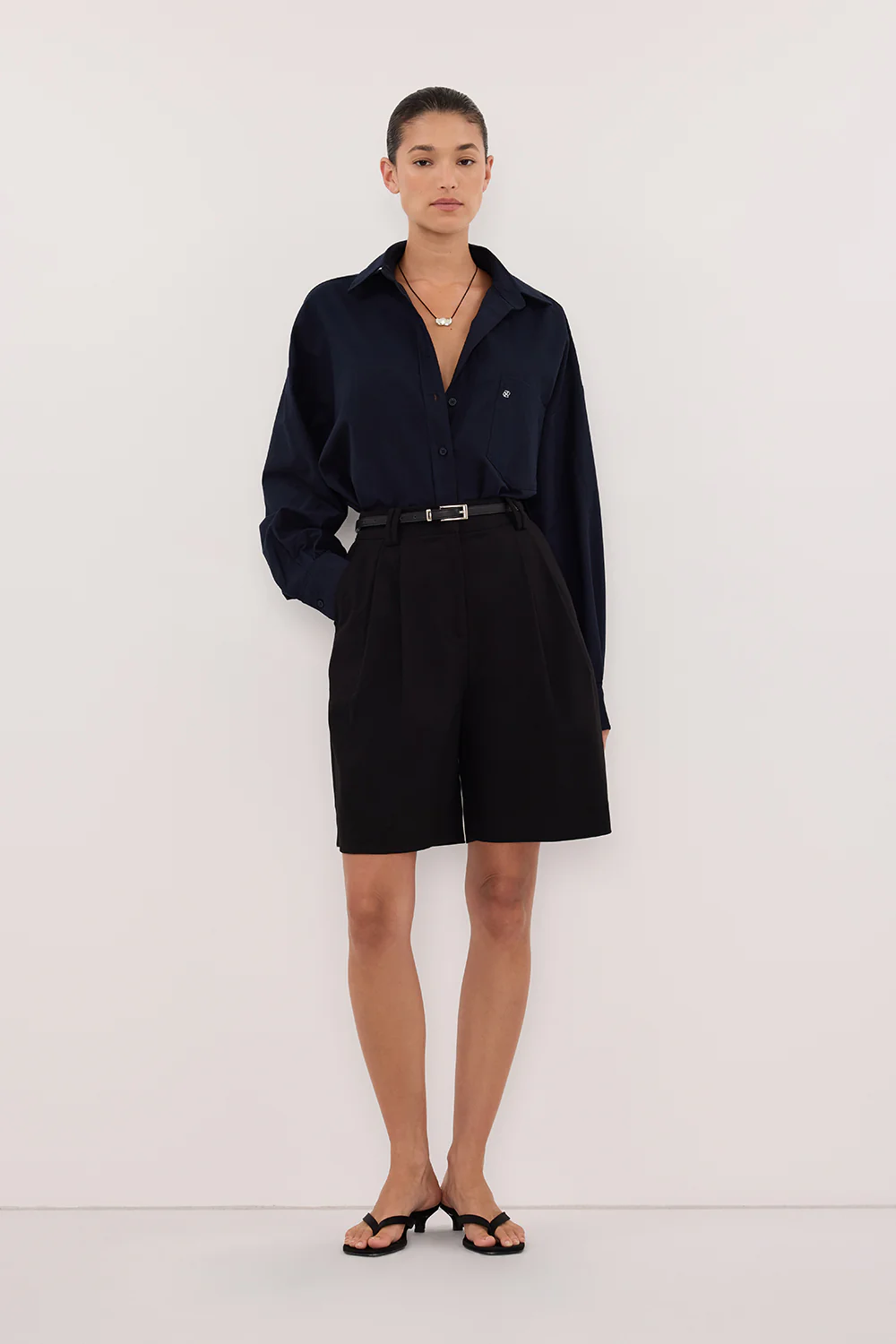 RHEA INK OVERSIZED COTTON SHIRT - Image 6