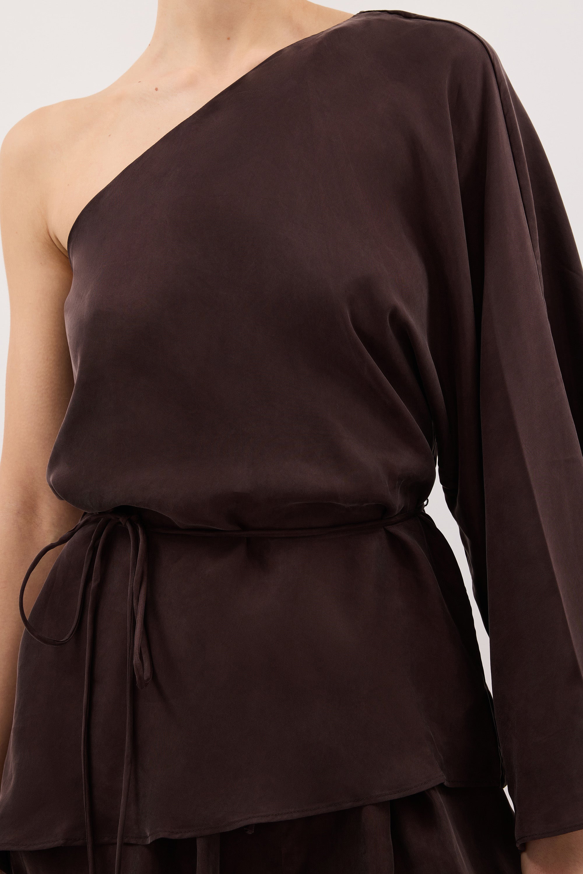 RODEO PLUM CHOC CUPRO ASYM TOP - Image 5