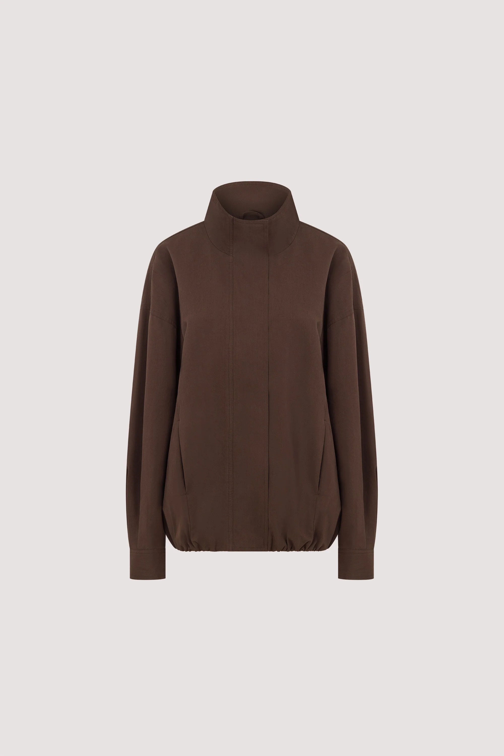 RORY MILK CHOC LIGHTWEIGHT TRACK JACKET - Image 7
